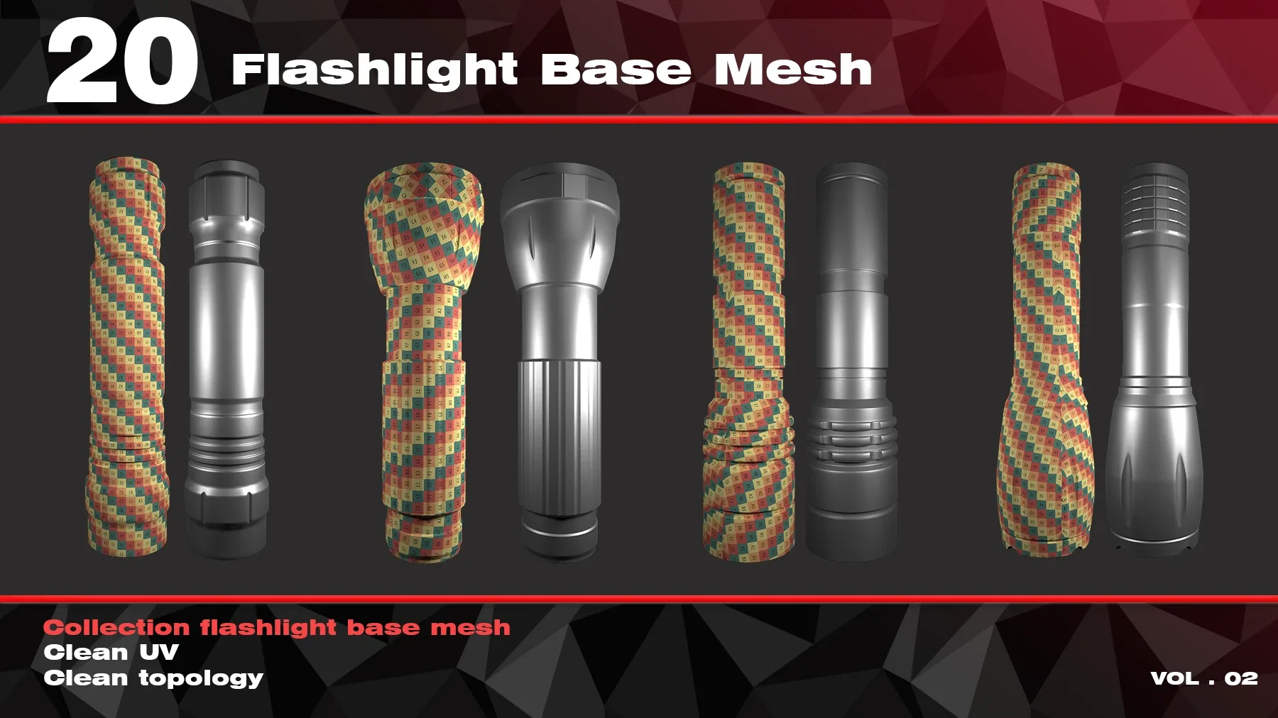 20 flashlight base mesh