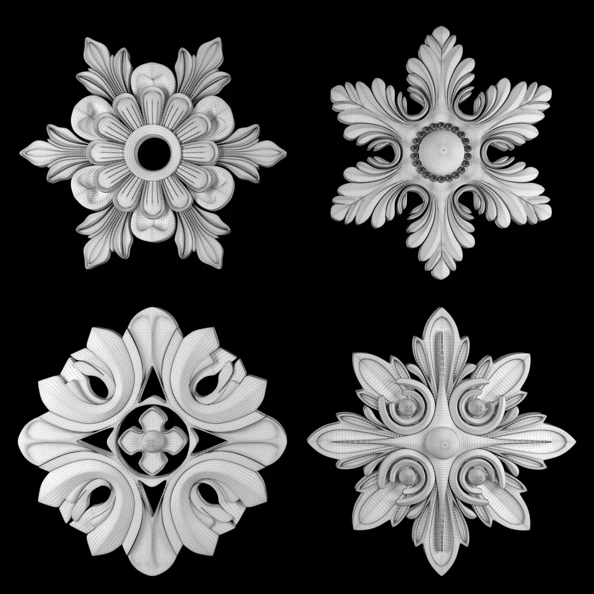 Ornament Element Pack 21 FlippedNormals