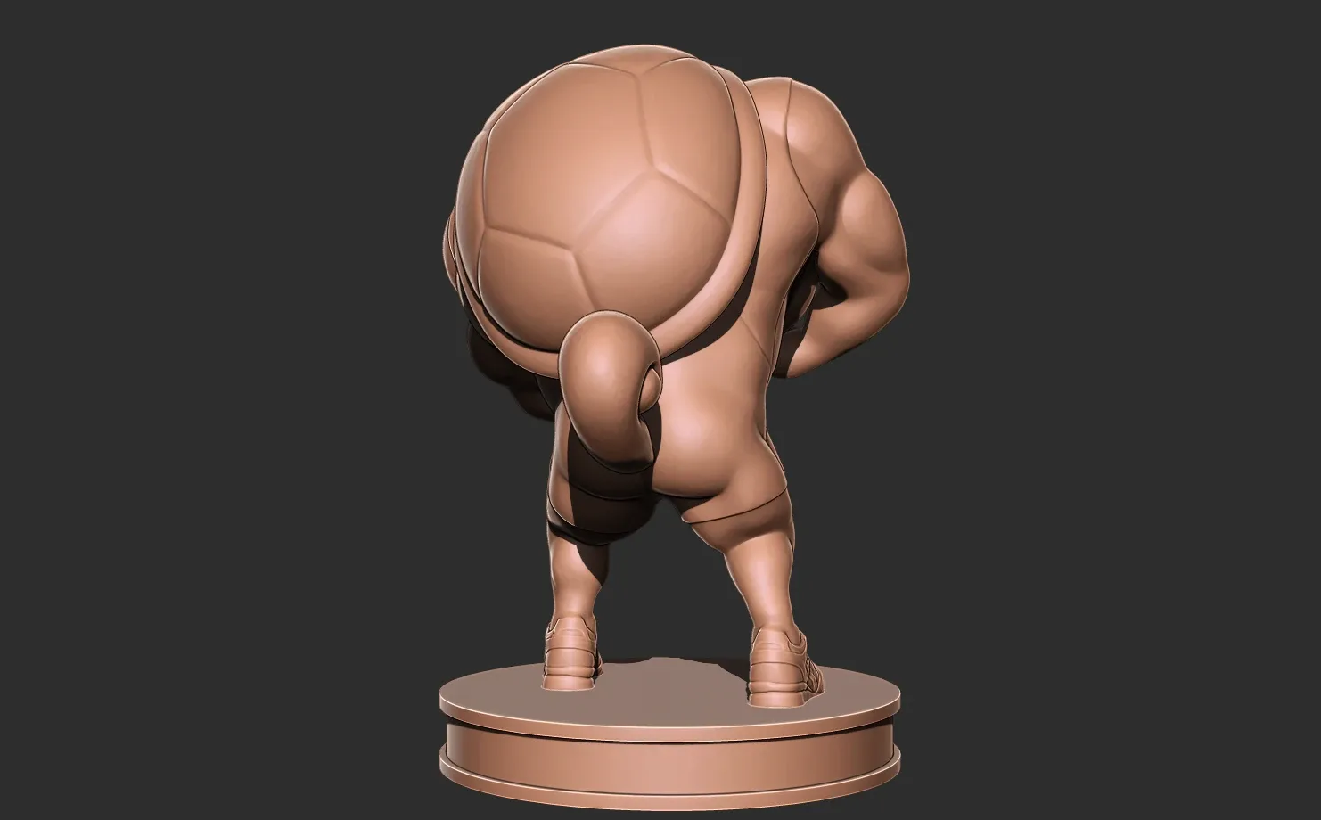 Squirtle bodybuilder - Pokemon 3D print model