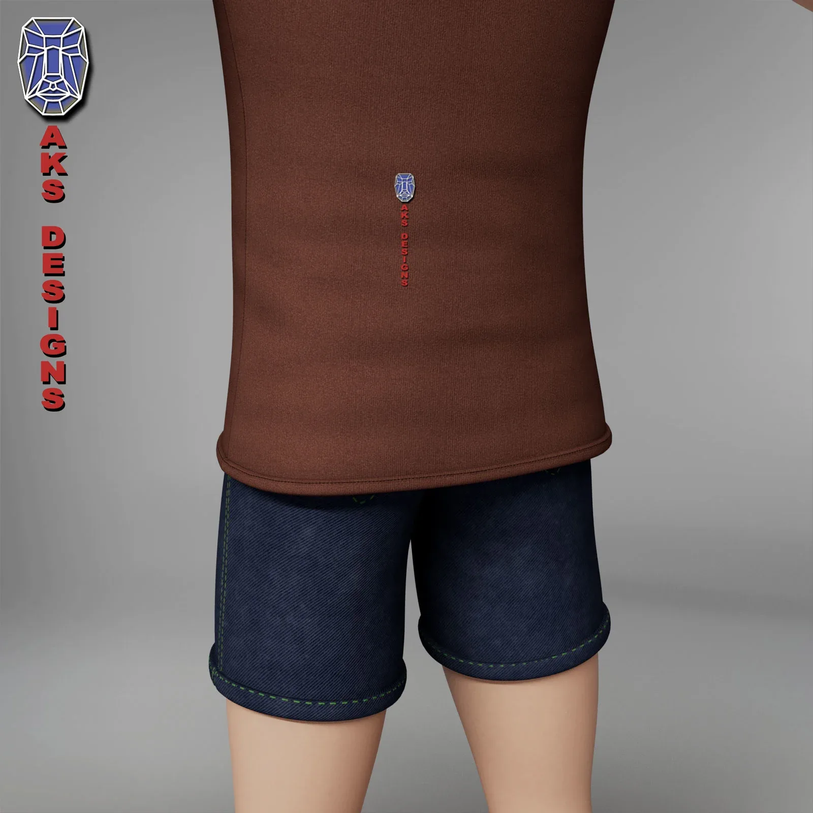 Cartoon stylized character boy kid 4