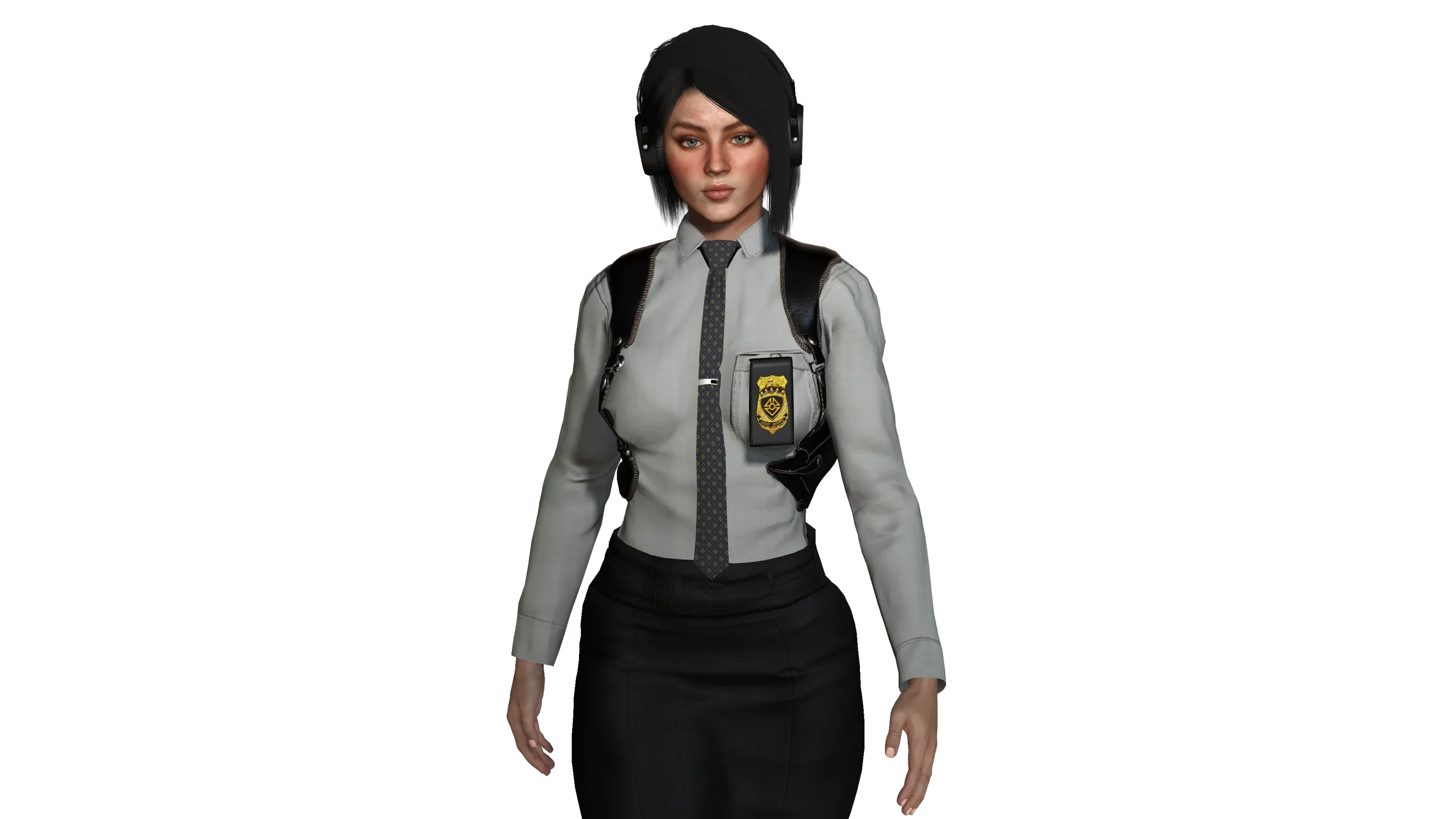 AAA 3D REALISTIC HUMAN CHARACTER - POLICEMAN AND POLICEWOMAN