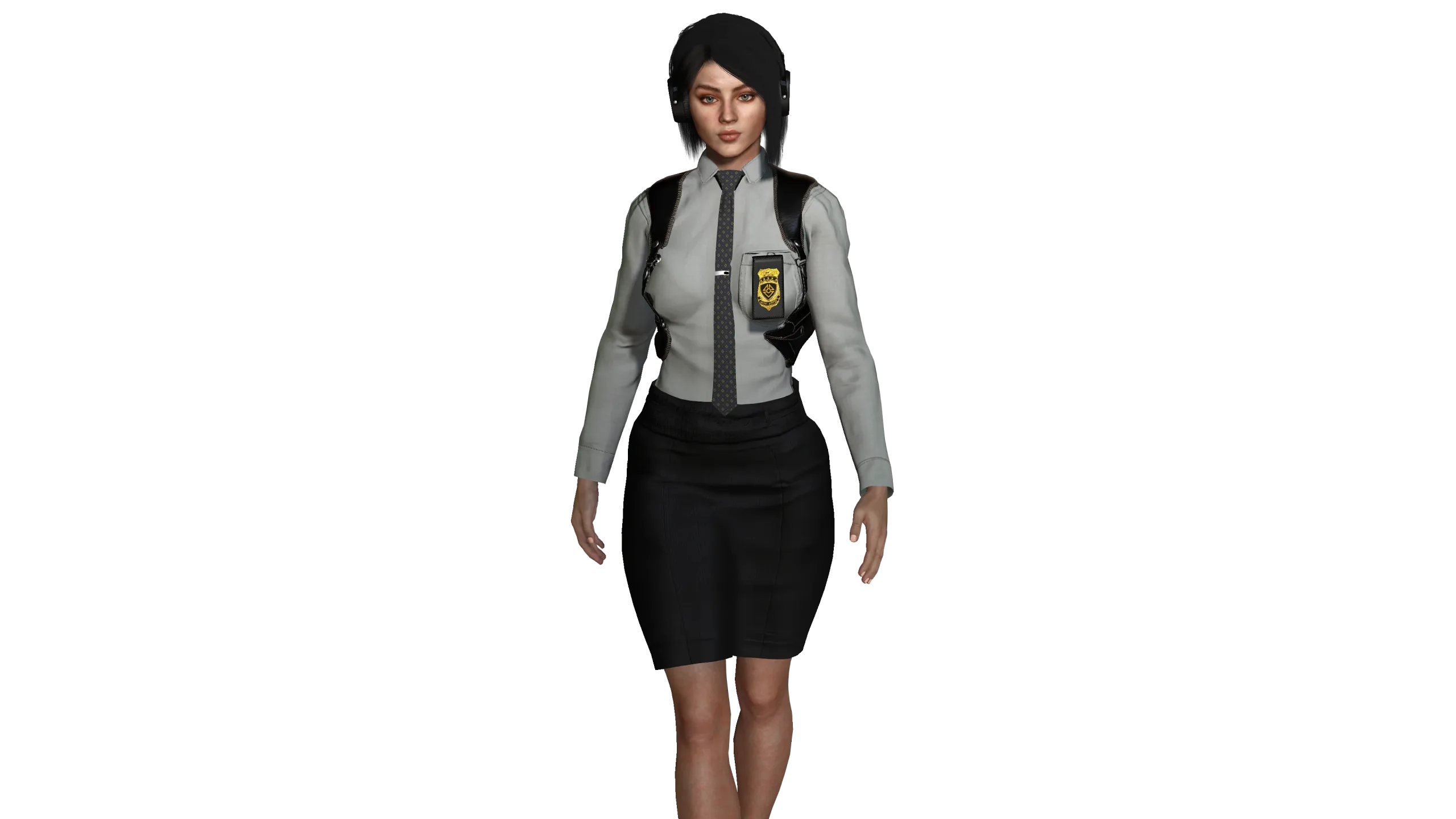 AAA 3D REALISTIC HUMAN CHARACTER - POLICEMAN AND POLICEWOMAN