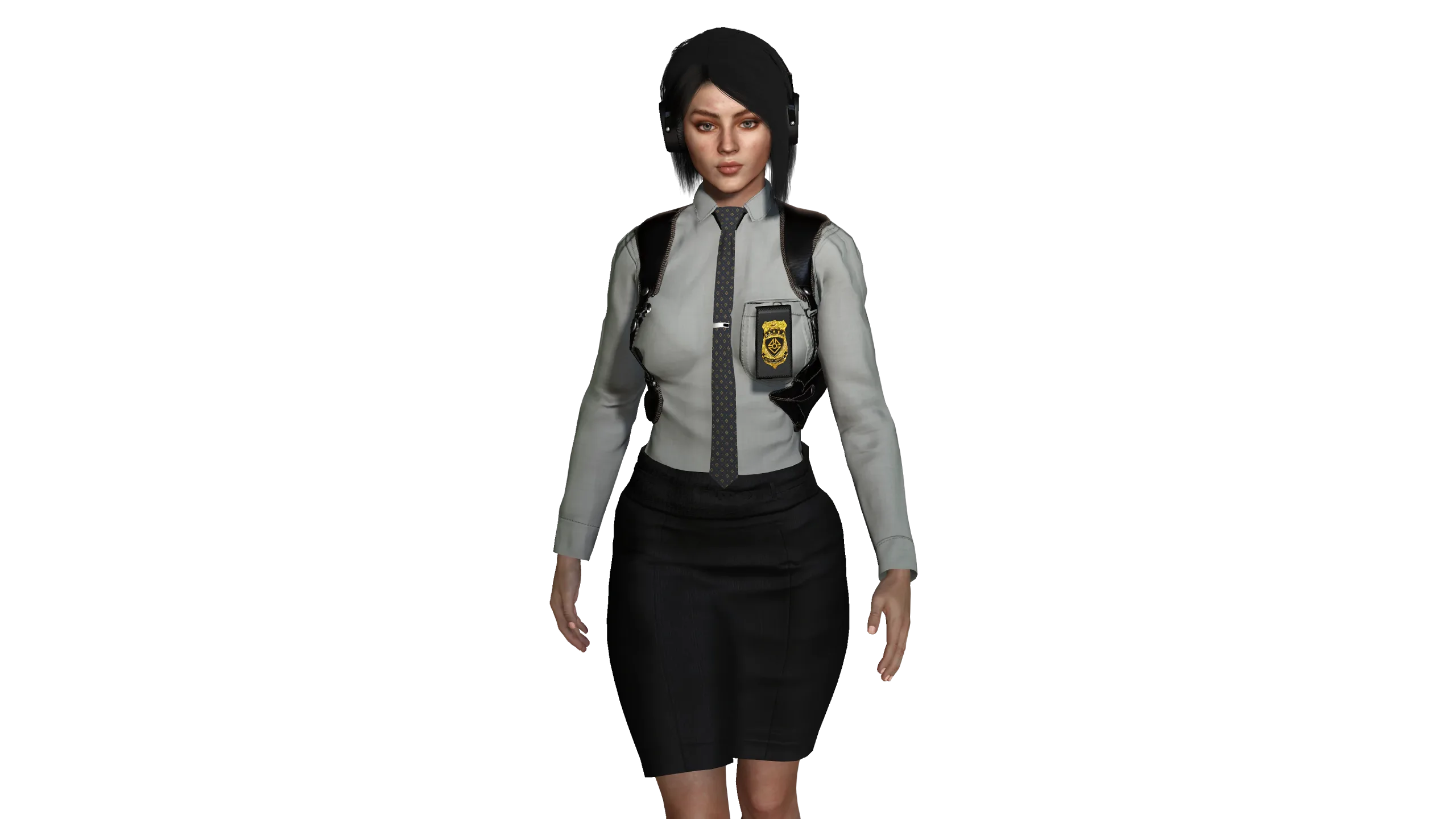 AAA 3D REALISTIC HUMAN CHARACTER - POLICEMAN AND POLICEWOMAN