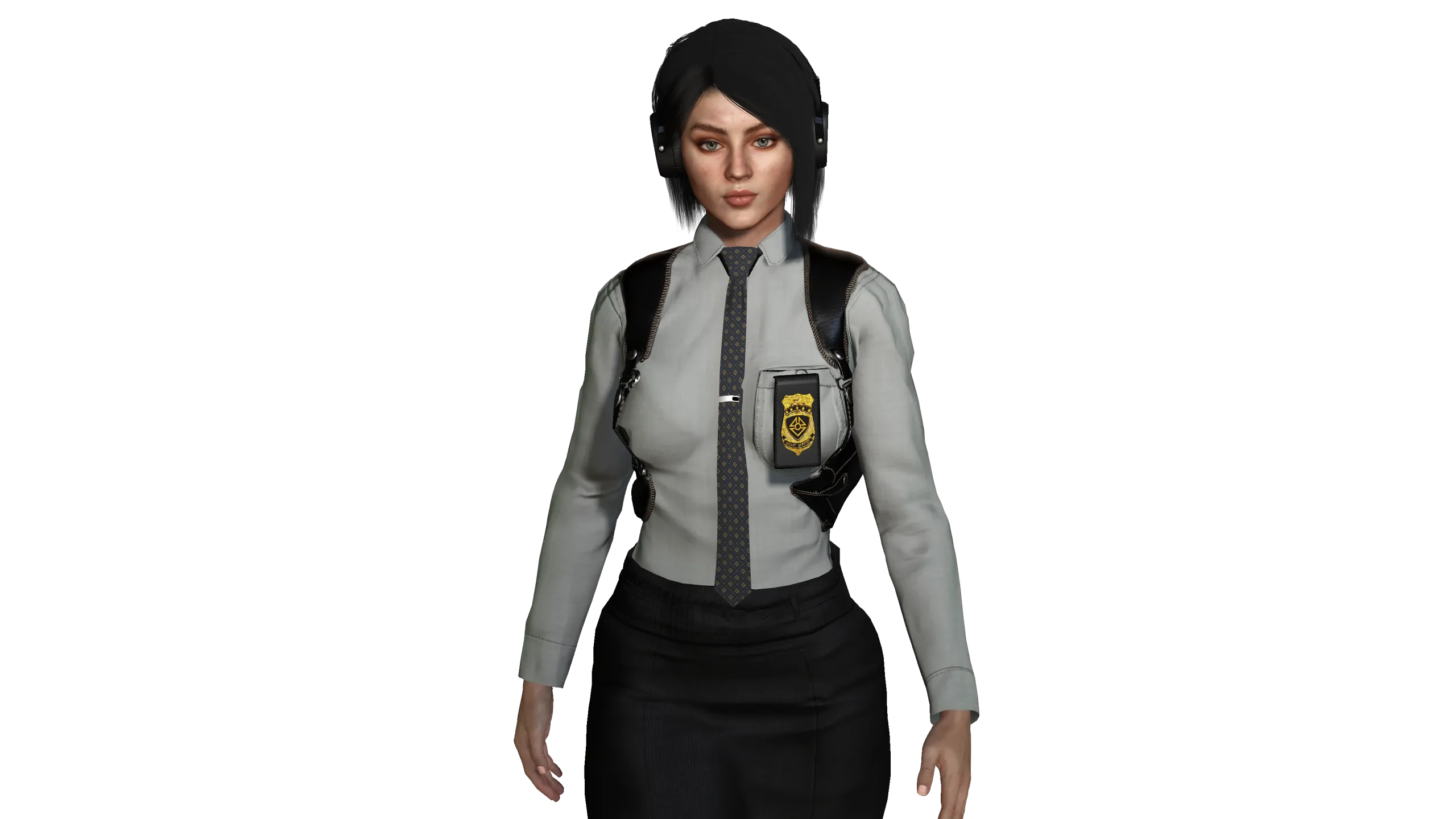 AAA 3D REALISTIC HUMAN CHARACTER - POLICEMAN AND POLICEWOMAN