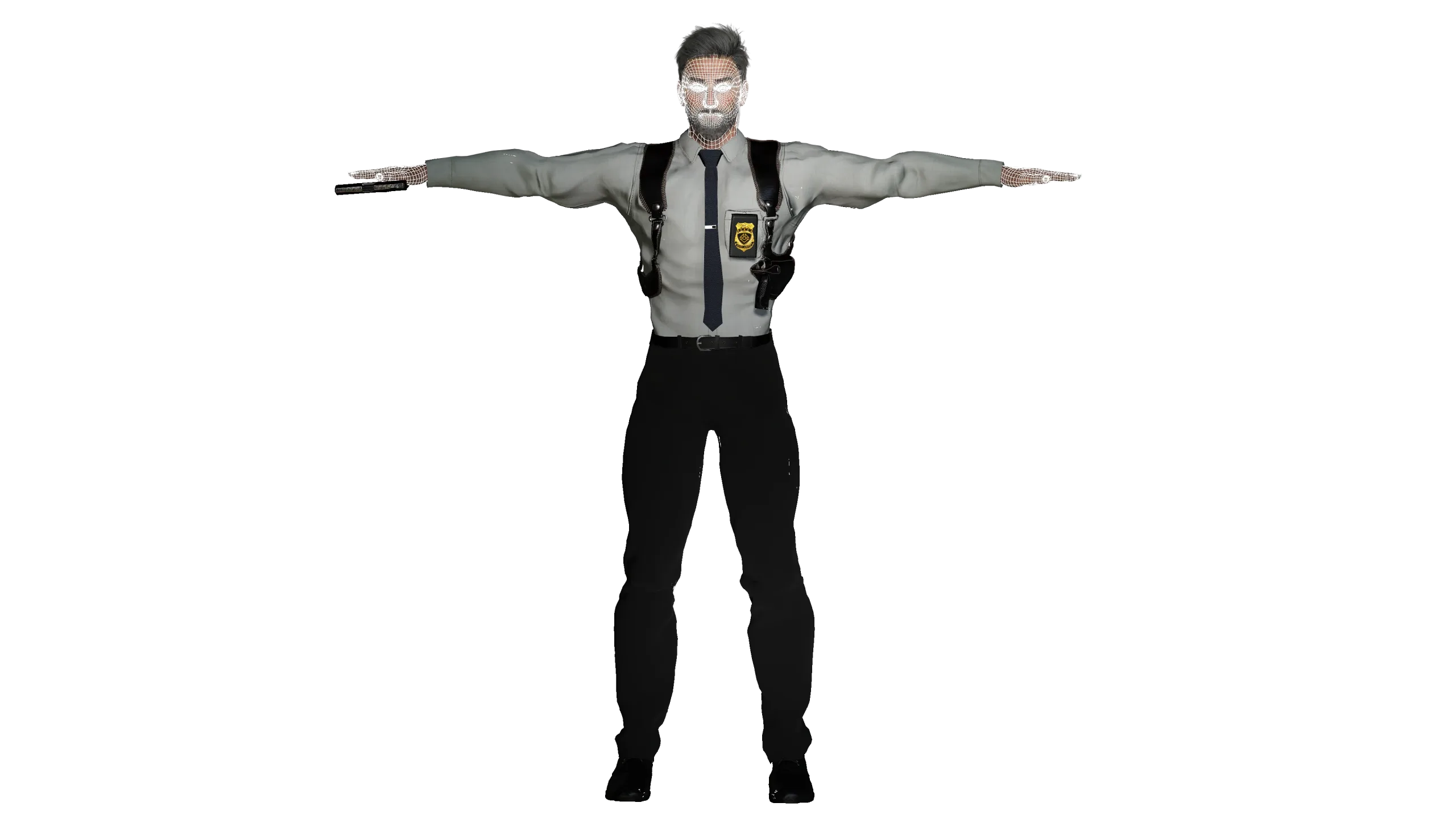 AAA 3D REALISTIC HUMAN CHARACTER - POLICEMAN AND POLICEWOMAN