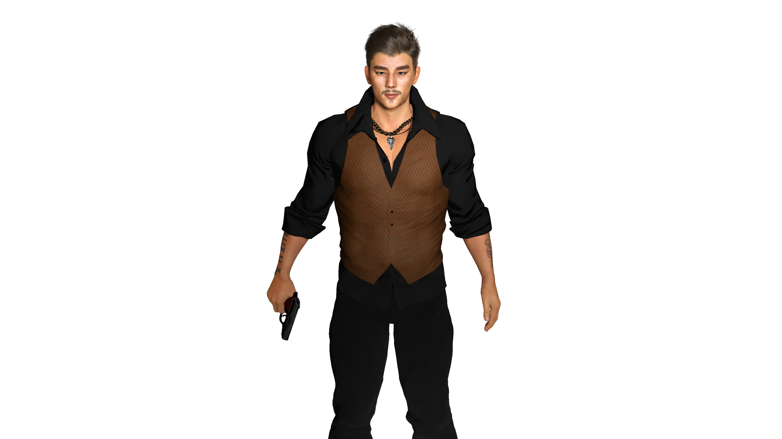 AAA 3D REALISTIC ASIAN MALE CHARACTER - BUSINESSMAN ASIAN