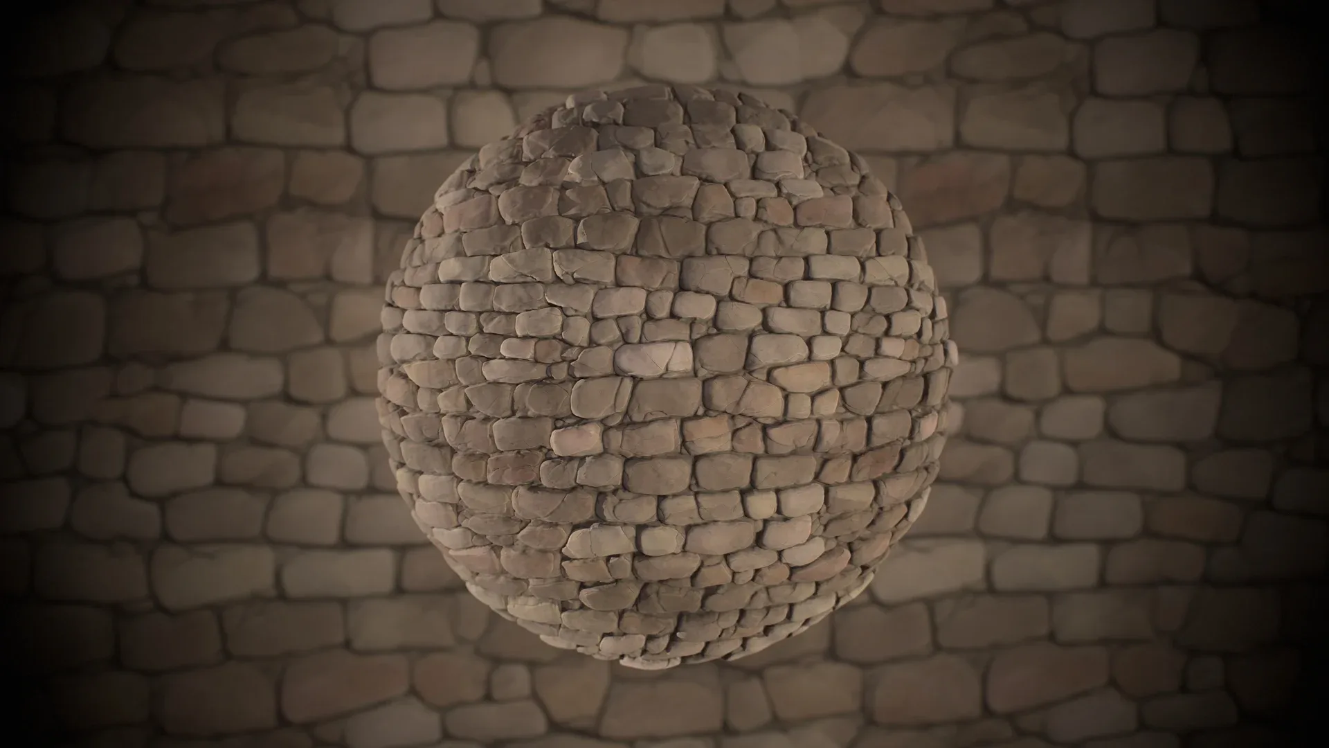 Stylized Stone Wall Materials