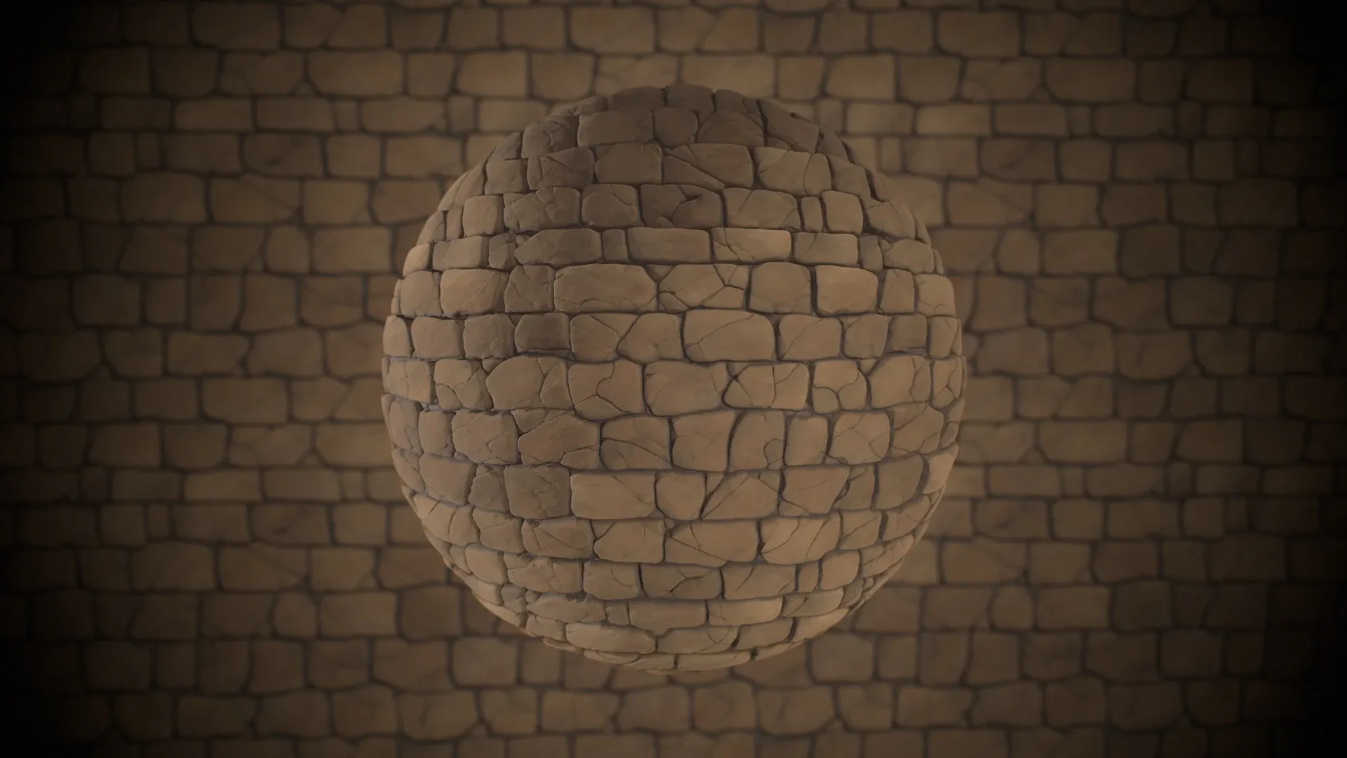 Stylized Stone Wall Materials