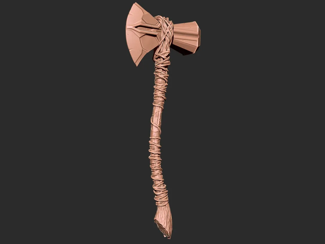 Thor - Stormbreaker 3D print model - FlippedNormals