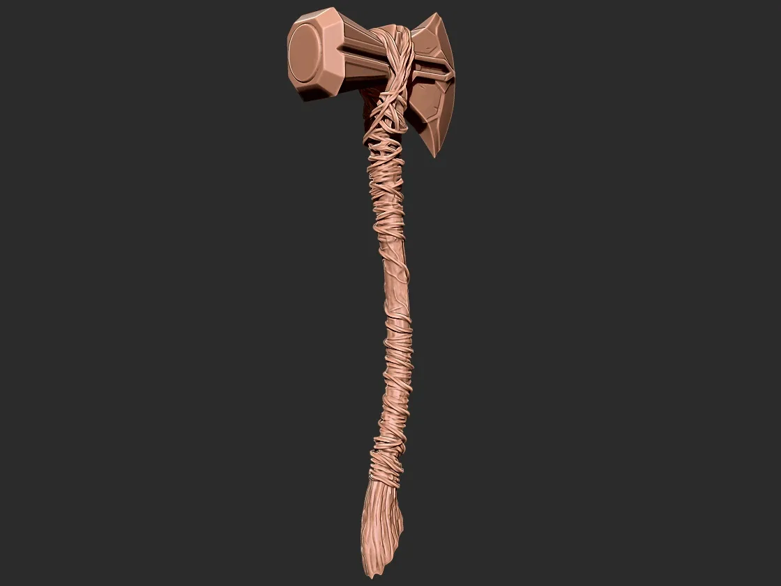 Thor - Stormbreaker 3D print model - FlippedNormals