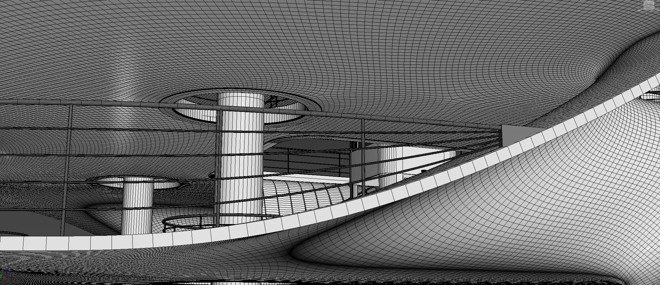 Futuristic Architecture - Parametric Sci-Fi Exhibition Center / Pavilion