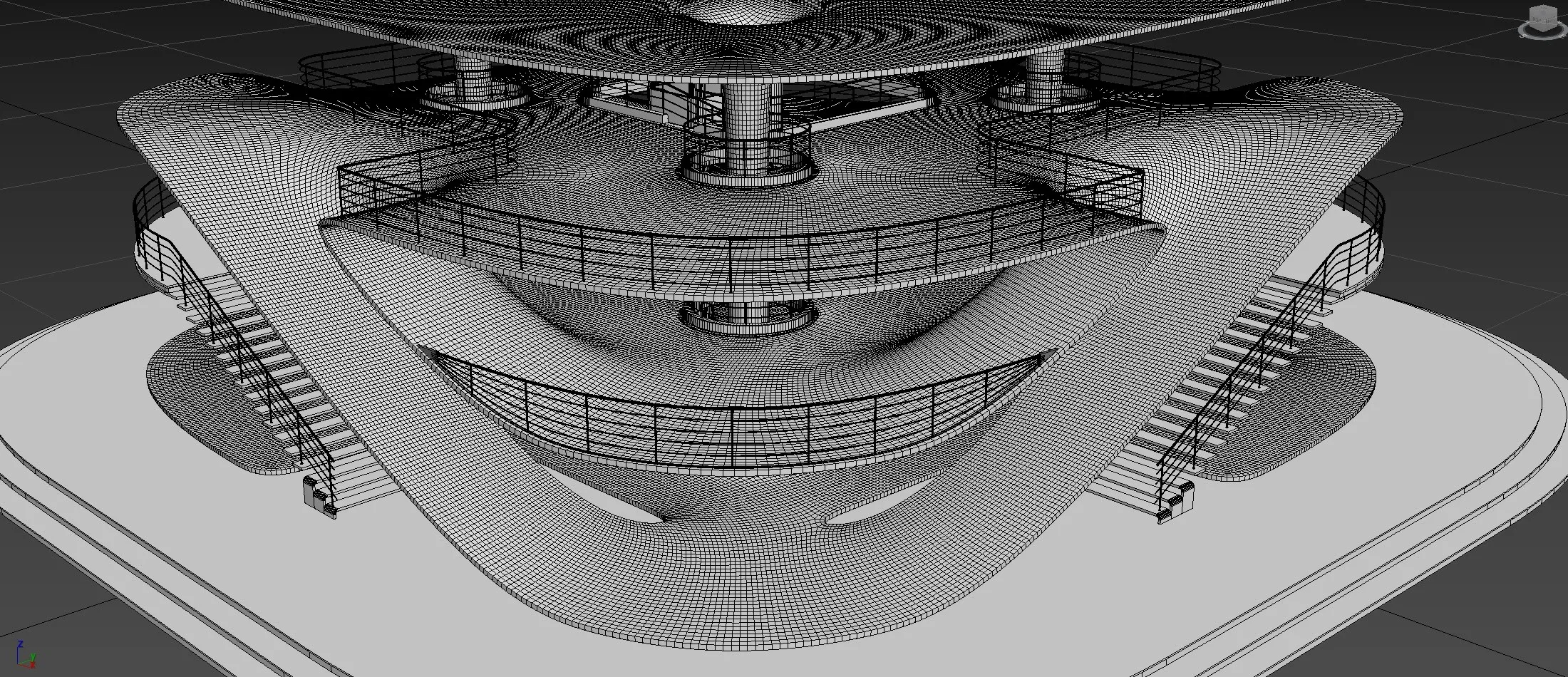Futuristic Architecture - Parametric Sci-Fi Exhibition Center / Pavilion