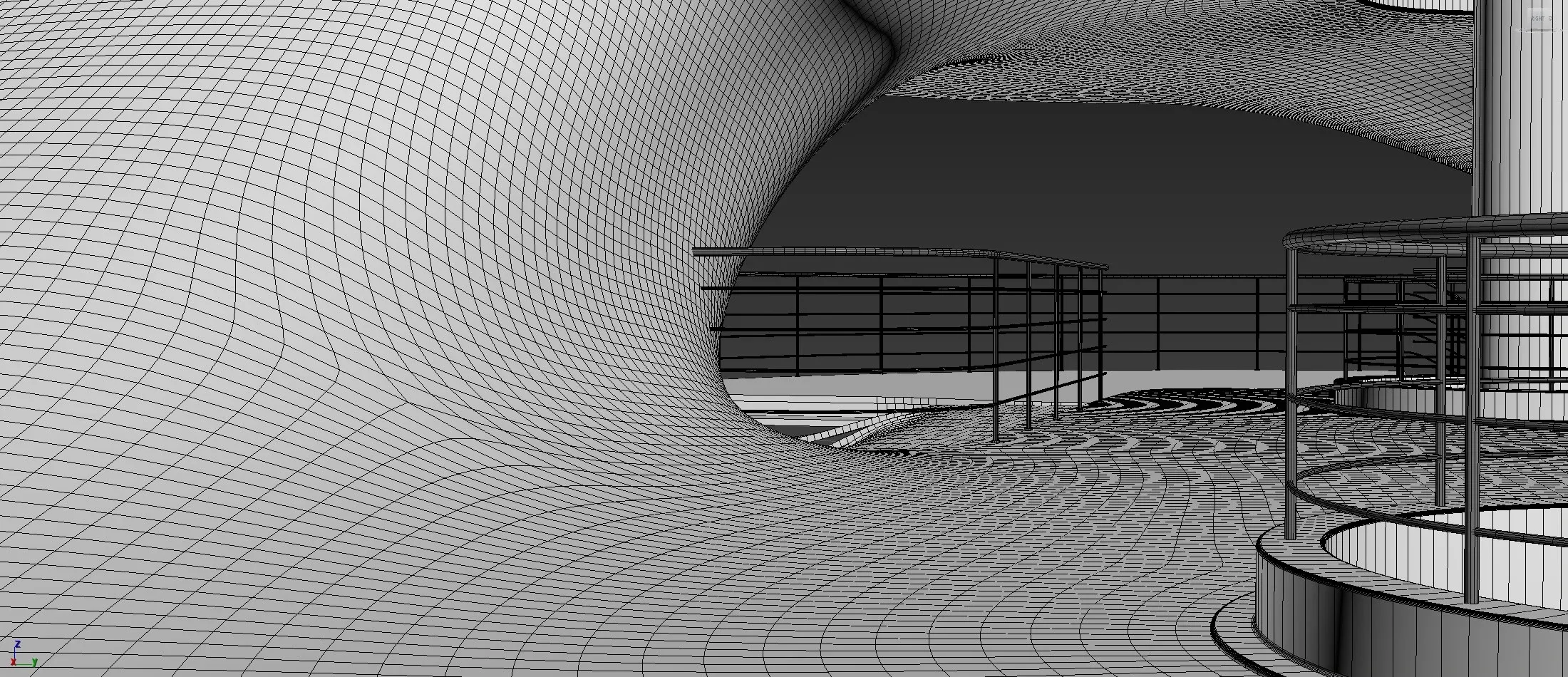 Futuristic Architecture - Parametric Sci-Fi Exhibition Center / Pavilion