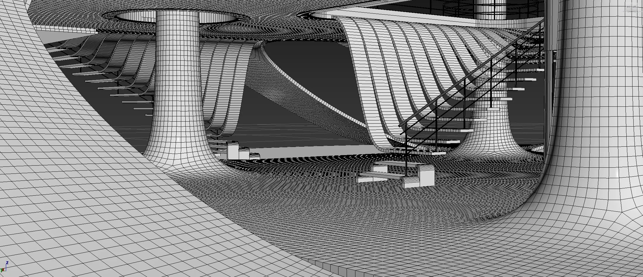 Futuristic Architecture - Parametric Sci-Fi Exhibition Center / Pavilion