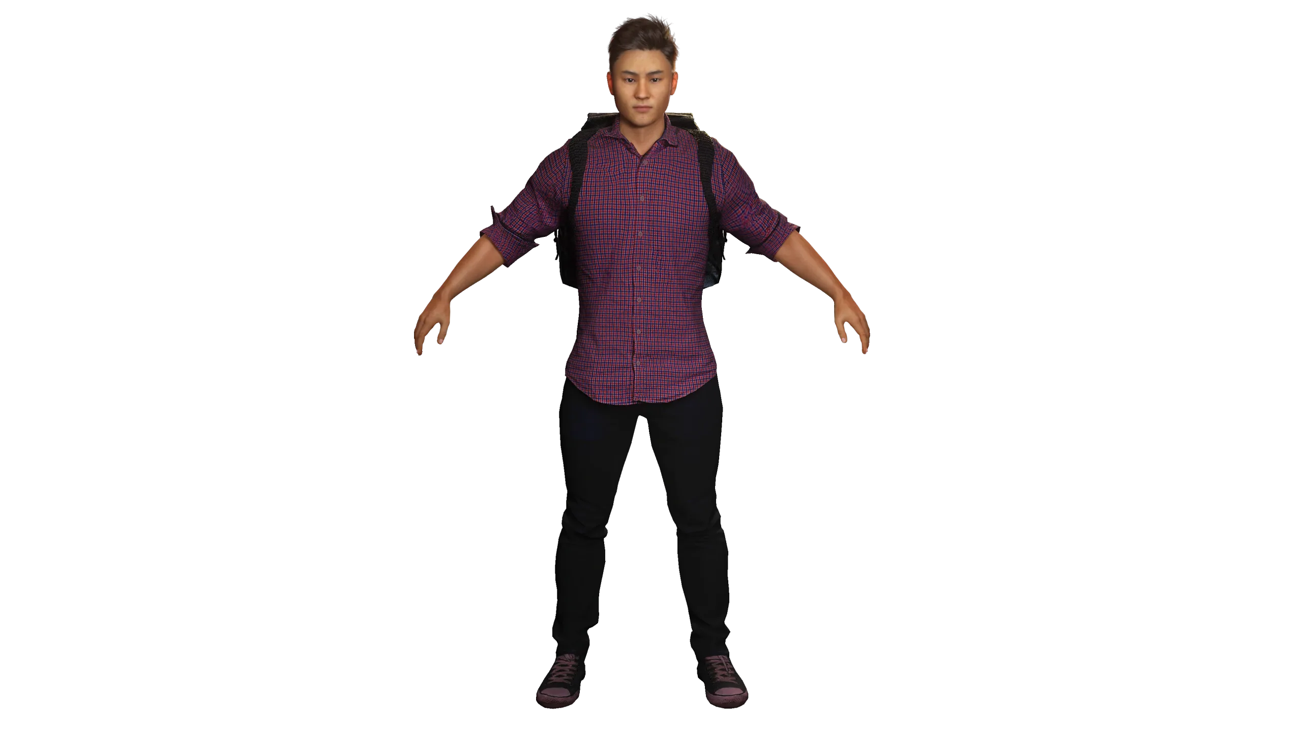 AAA 3D REALISTIC HUMAN MALE CHARACTER-ASIAN CHINESE MAN