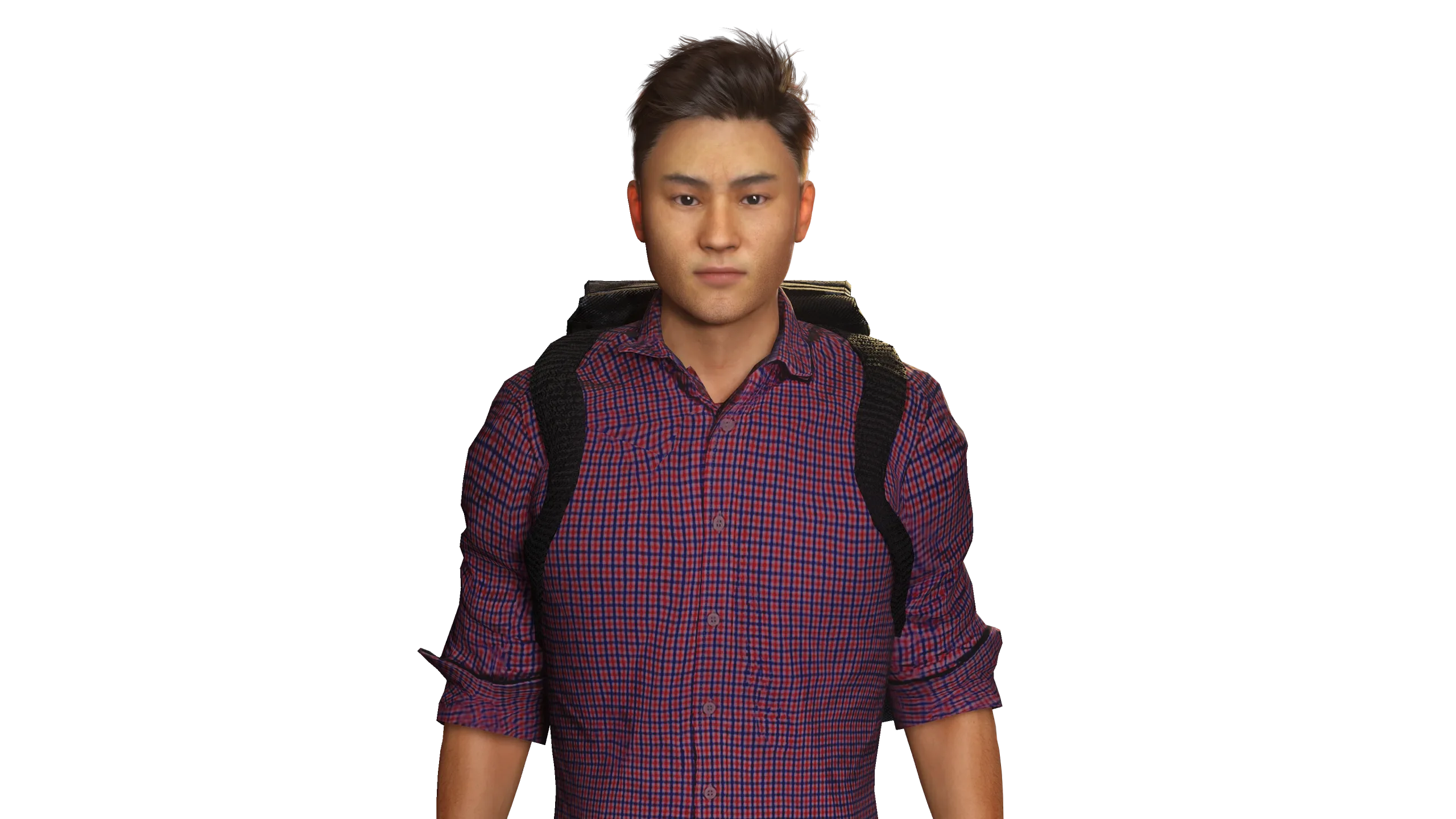 AAA 3D REALISTIC HUMAN MALE CHARACTER-ASIAN CHINESE MAN