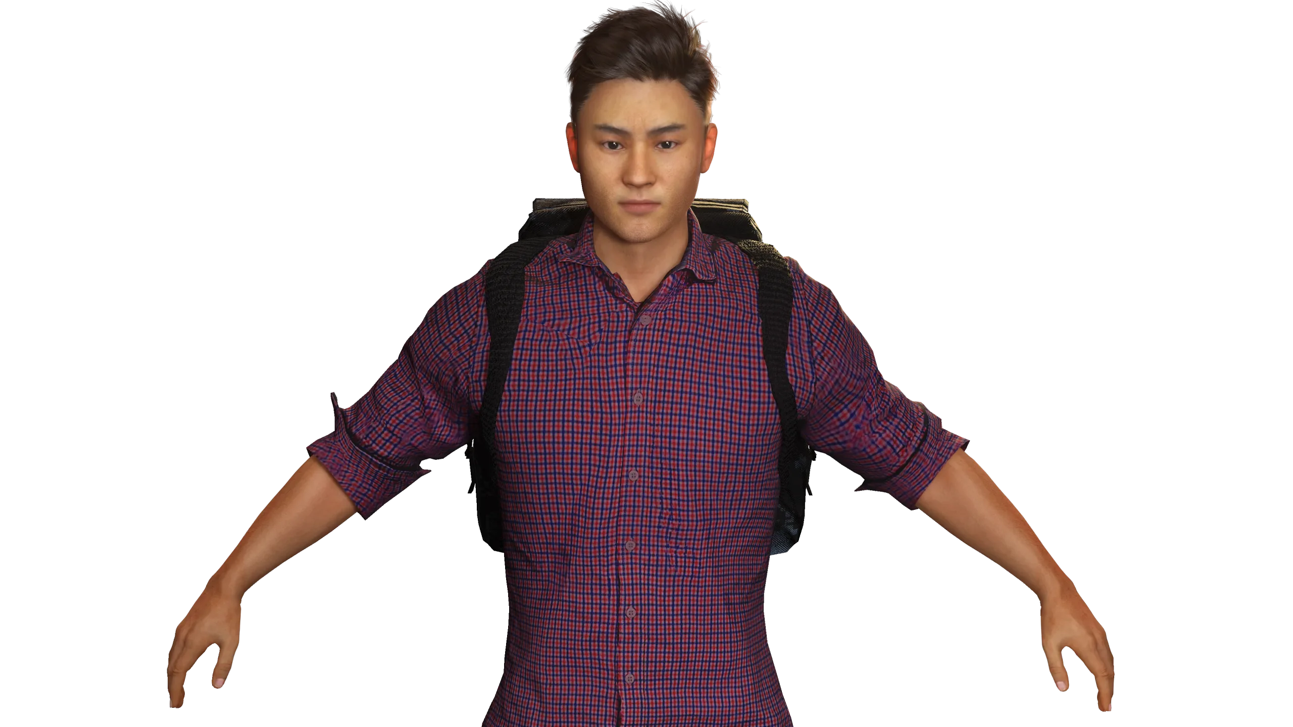 AAA 3D REALISTIC HUMAN MALE CHARACTER-ASIAN CHINESE MAN