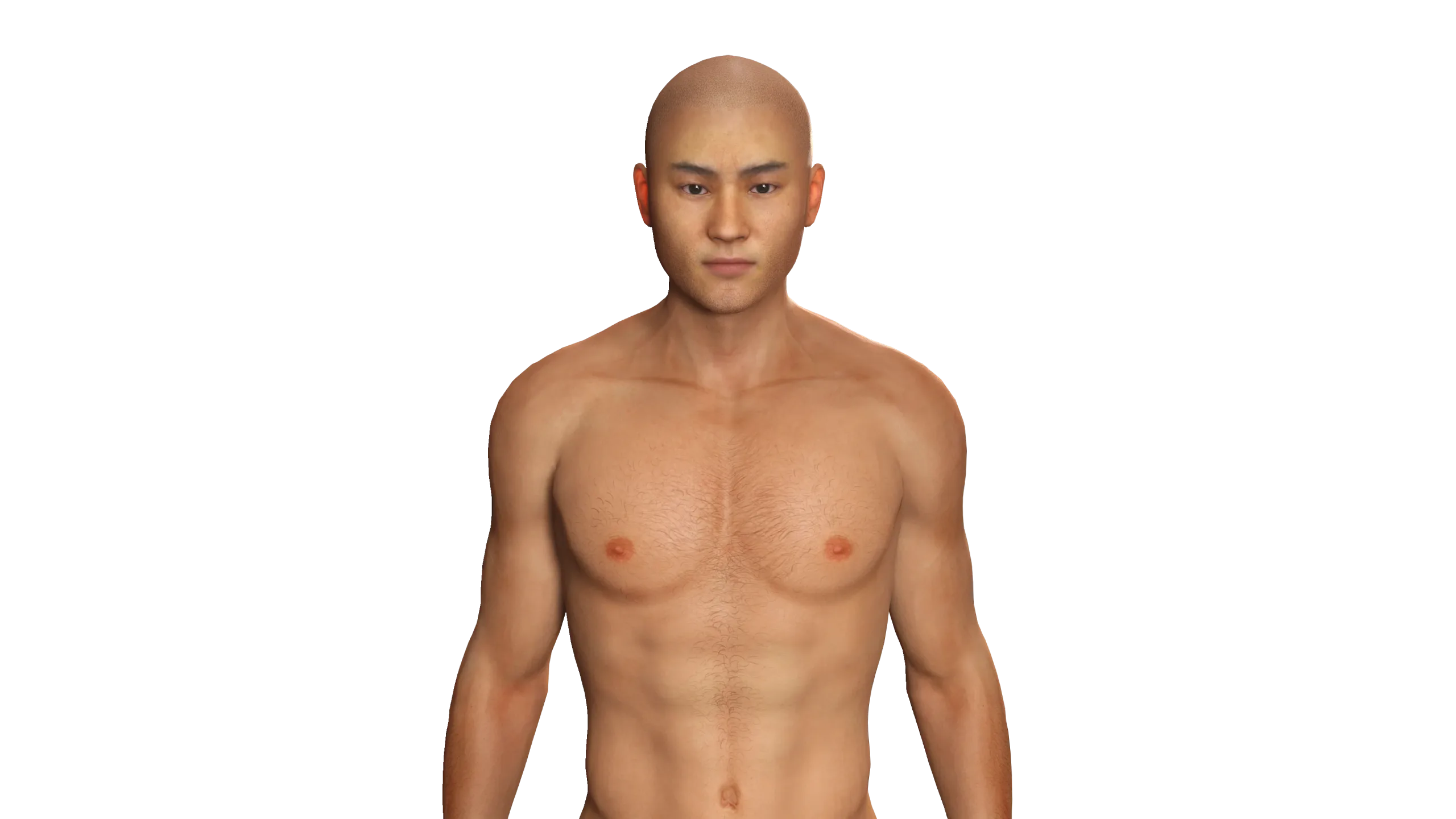 AAA 3D REALISTIC HUMAN MALE CHARACTER-ASIAN CHINESE MAN