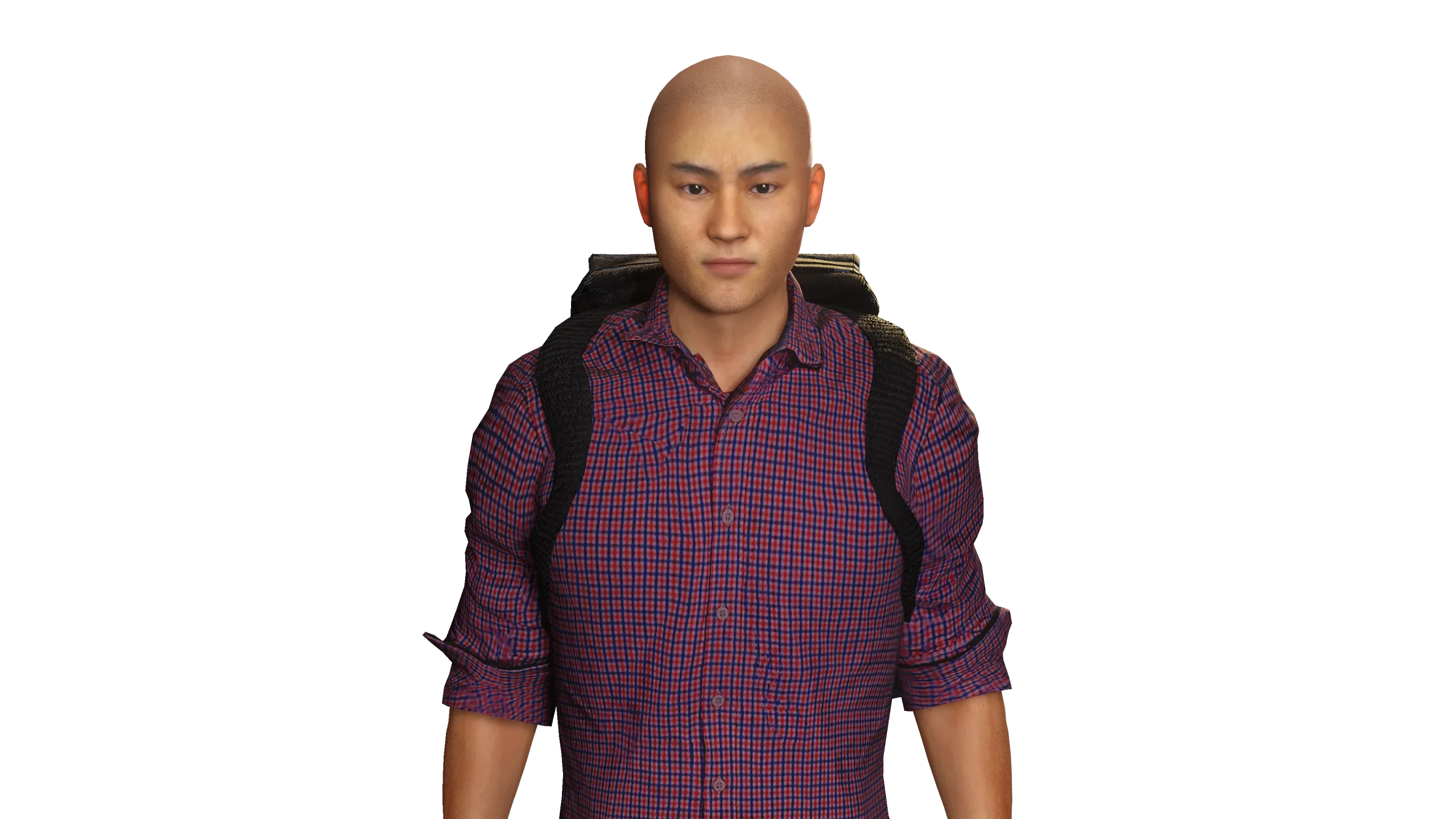 AAA 3D REALISTIC HUMAN MALE CHARACTER-ASIAN CHINESE MAN