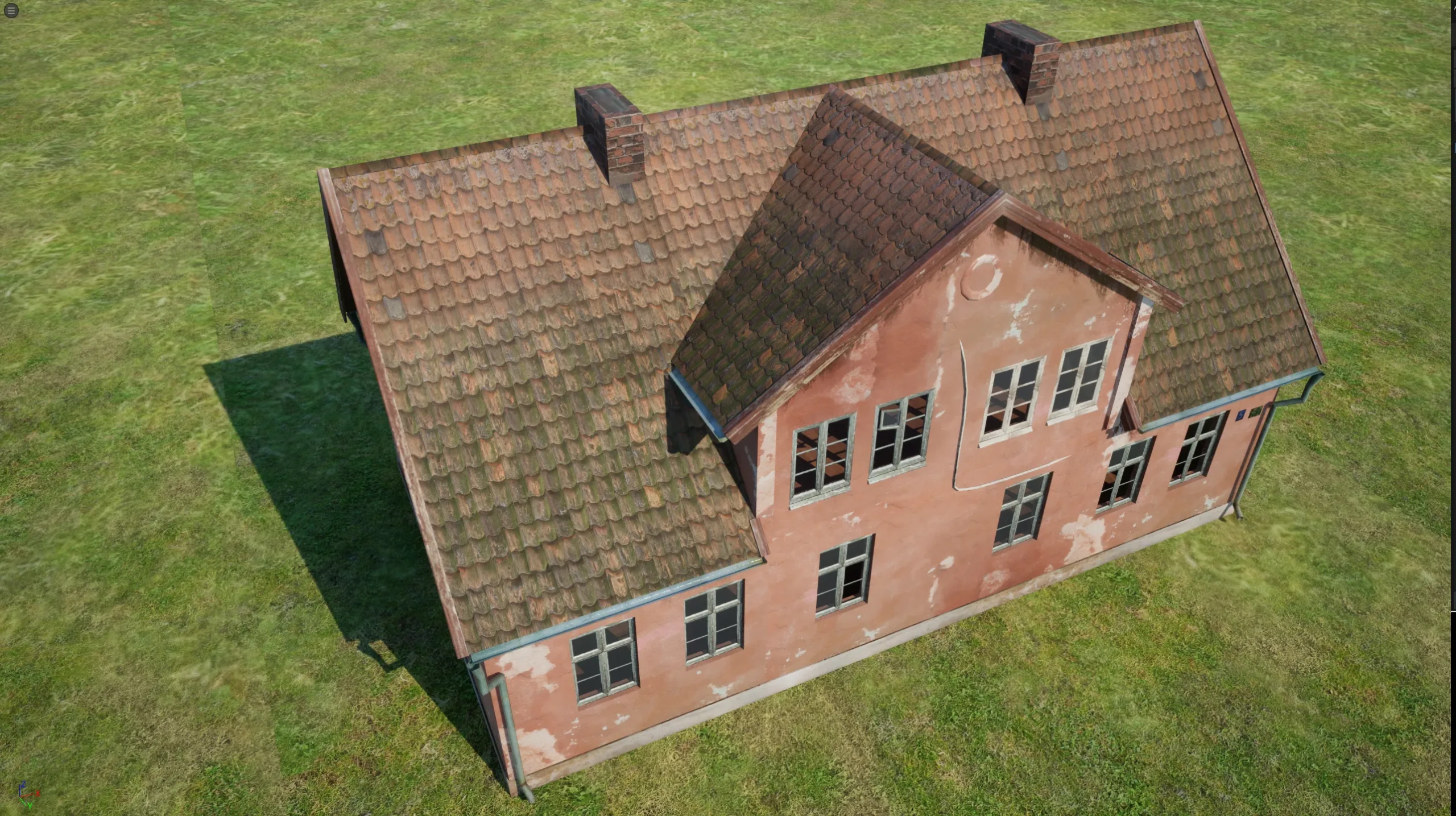 East Europe Rural House Low Poly