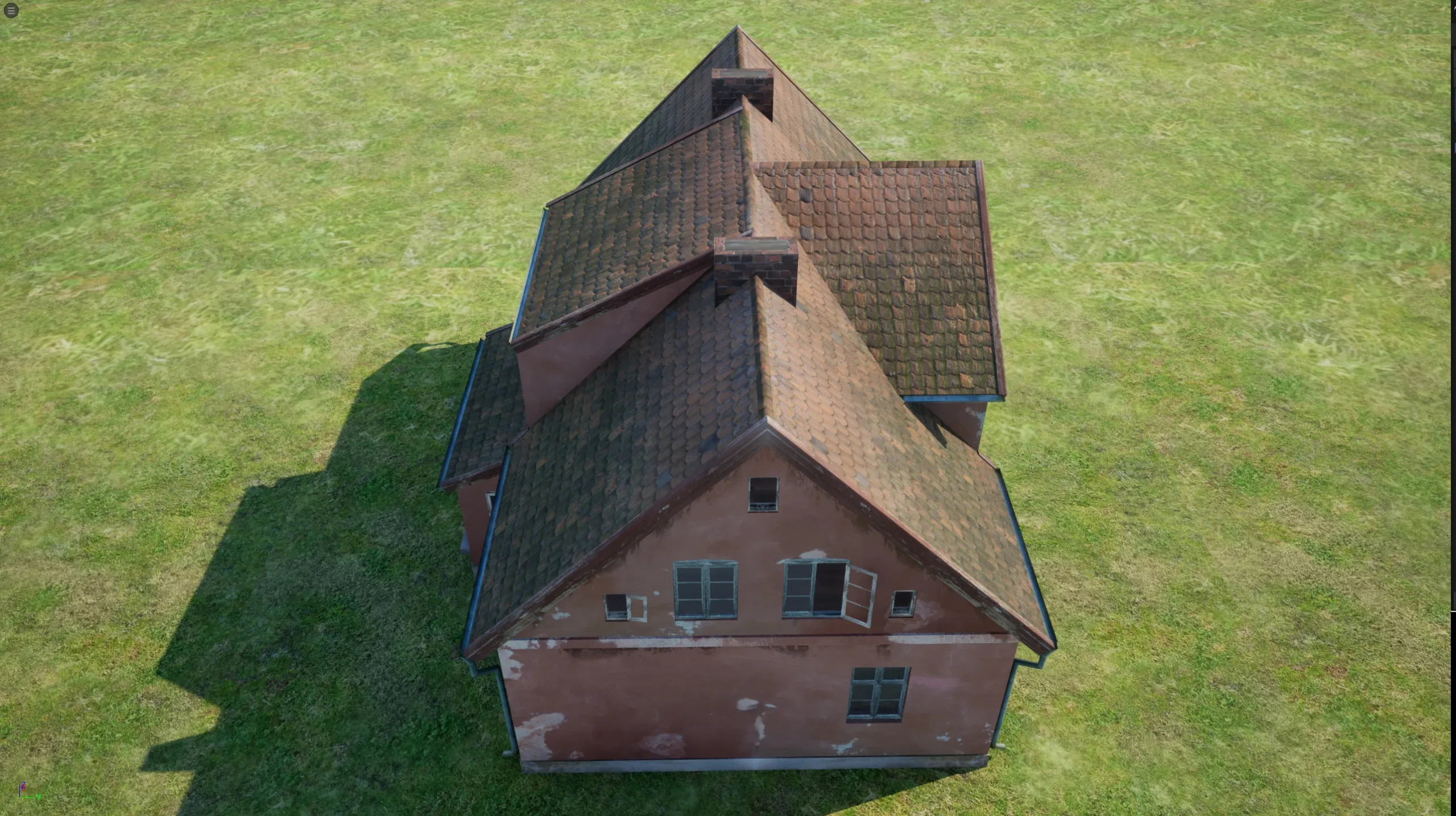 East Europe Rural House Low Poly