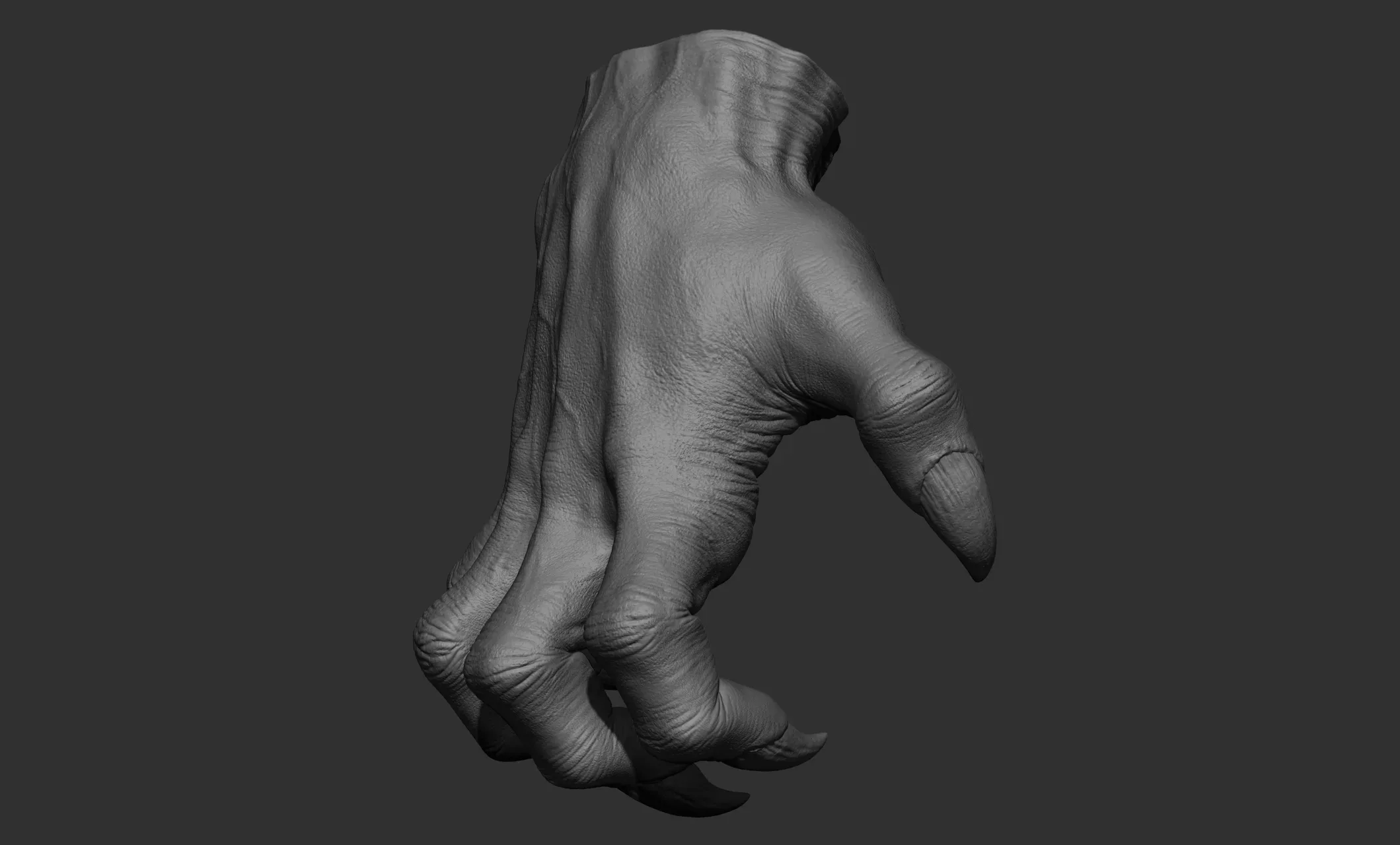 3 Creature hand poses