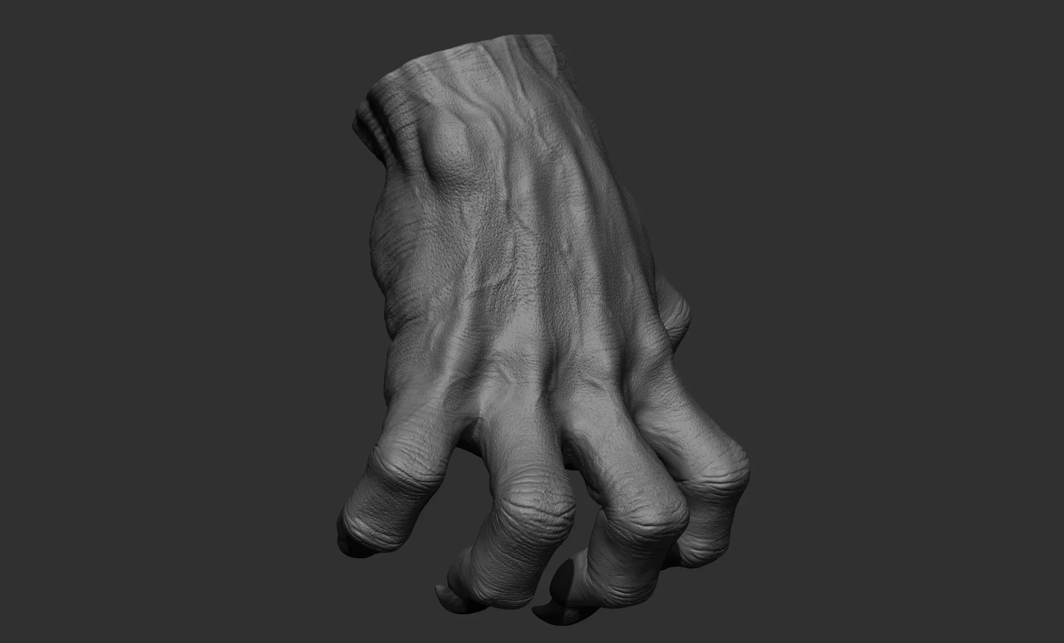 3 Creature hand poses