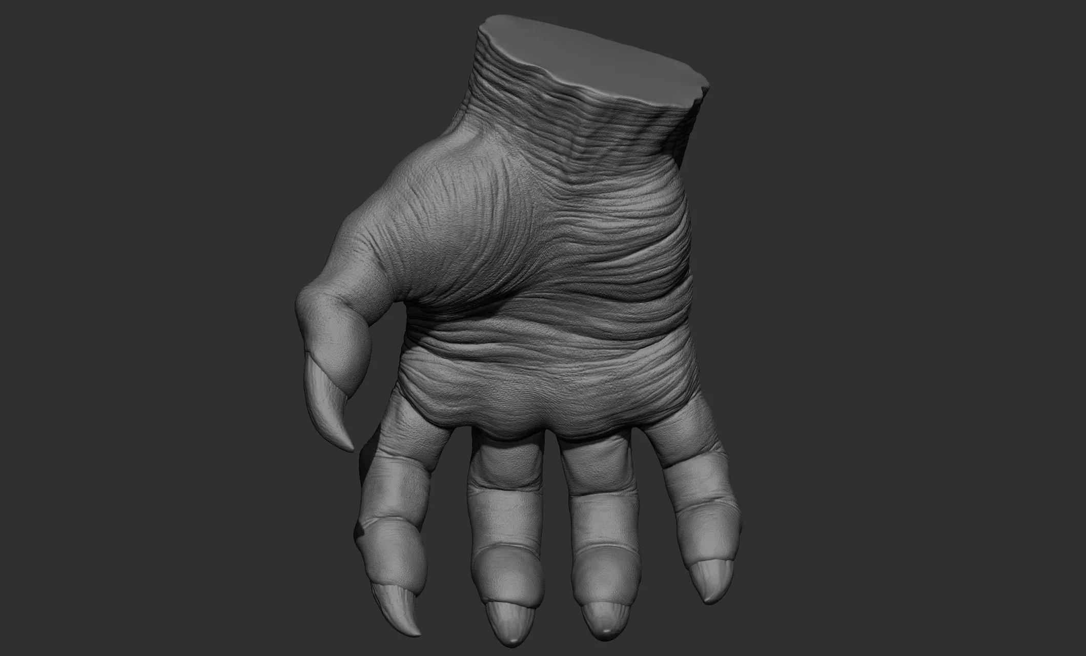 3 Creature hand poses