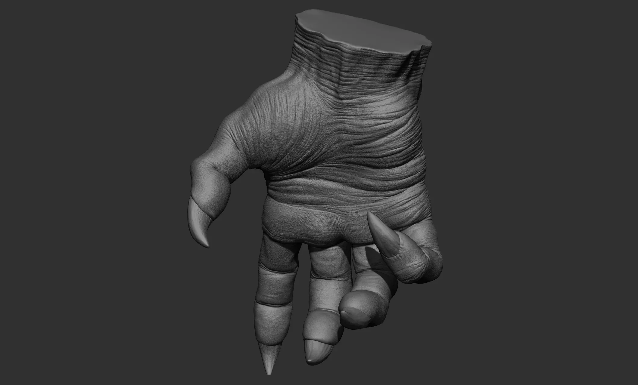 3 Creature hand poses