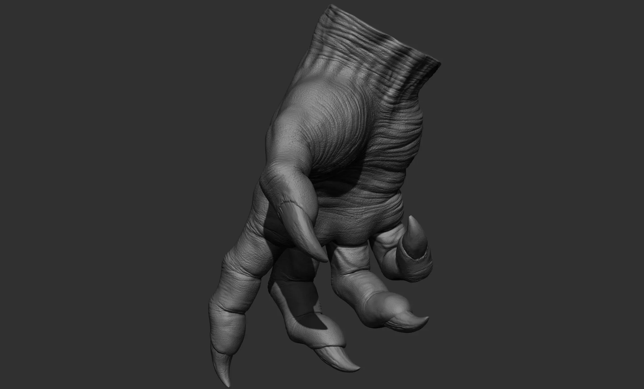 3 Creature hand poses