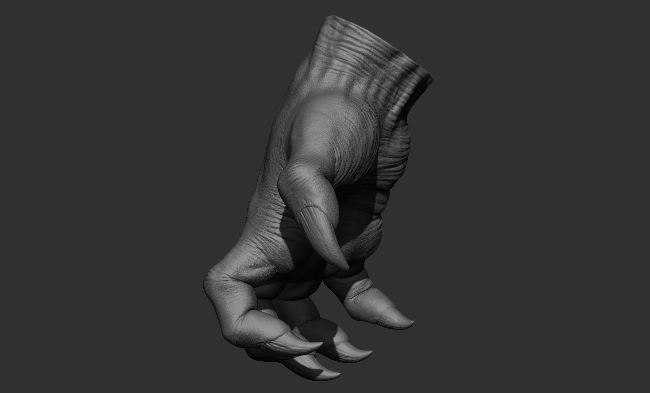 3 Creature hand poses