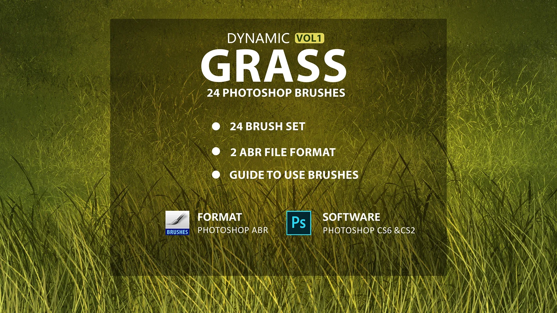 Grass Photoshop Brushes