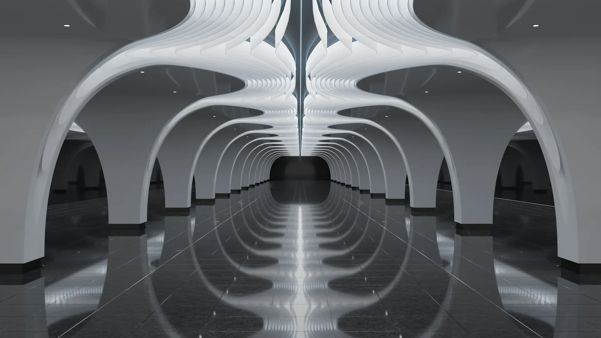 Futuristic Architecture - Parametric Shanghai Subway Yuyuan Metro Station