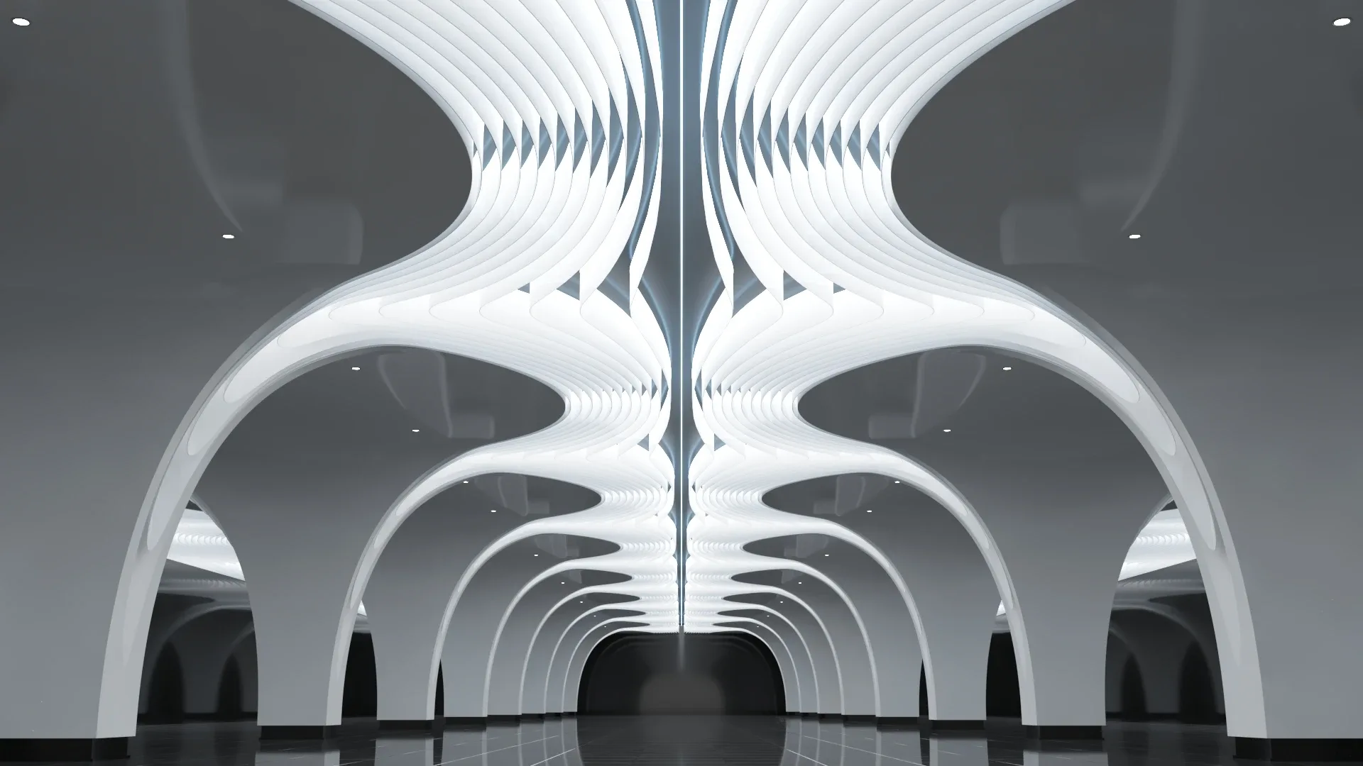 Futuristic Architecture - Parametric Shanghai Subway Yuyuan Metro Station