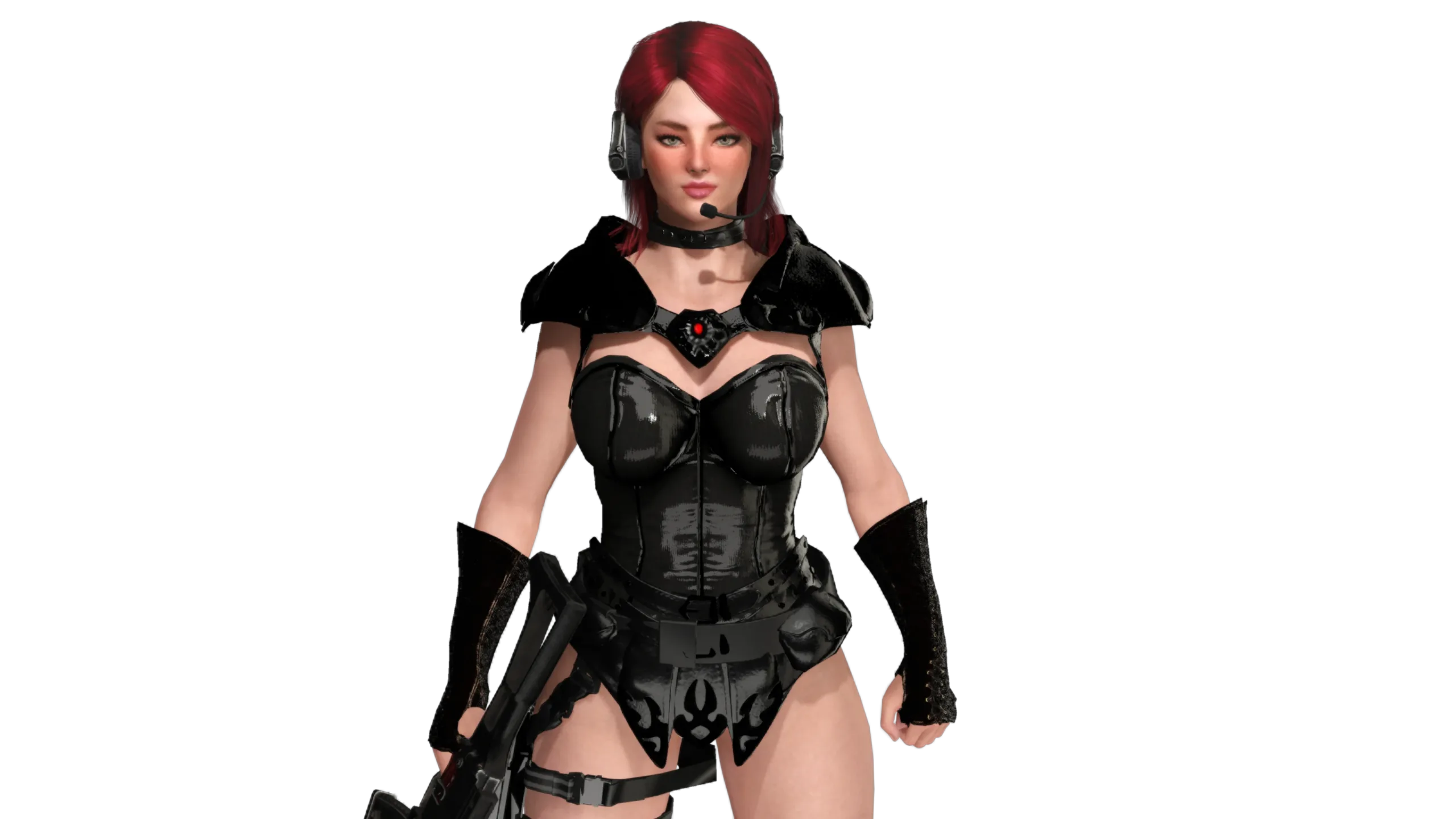 AAA 3D REALISTIC CHARACTER SEXY SNIPER - HUMAN RIG GAME READY