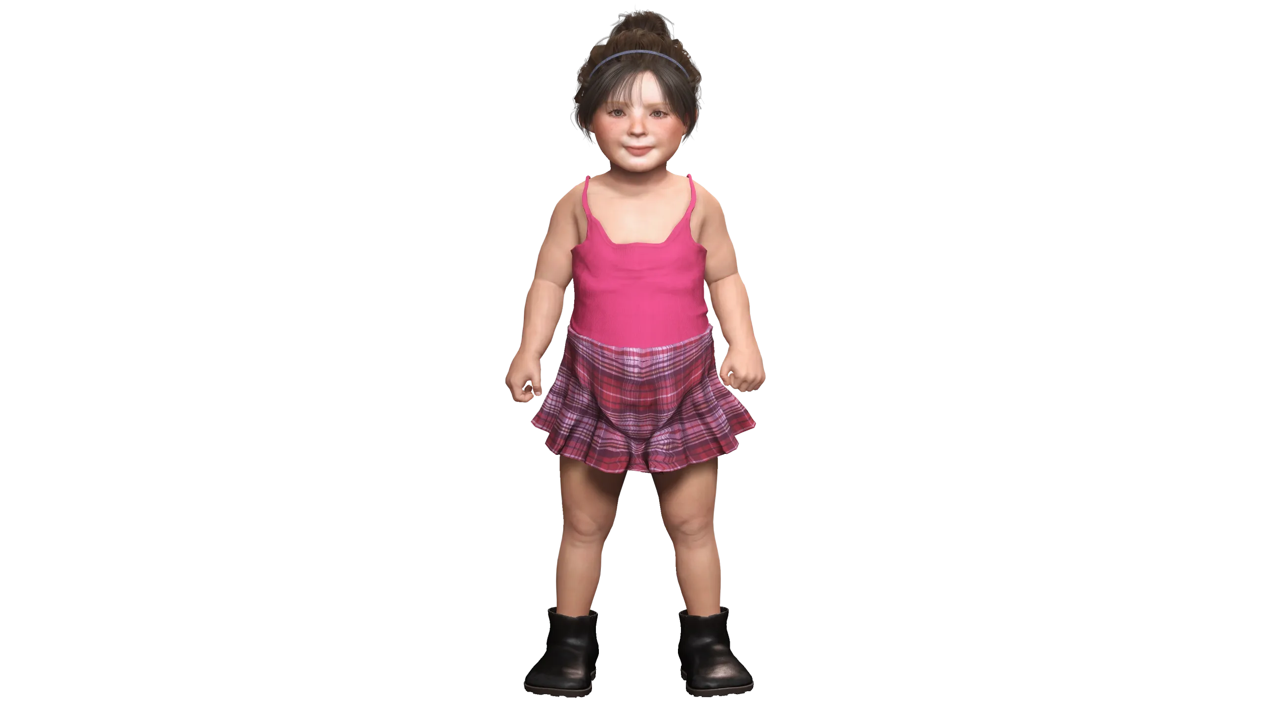 AAA 3D REALISTIC CHARACTER-EUROPEAN TODDLER or LITTLE GIRL 01