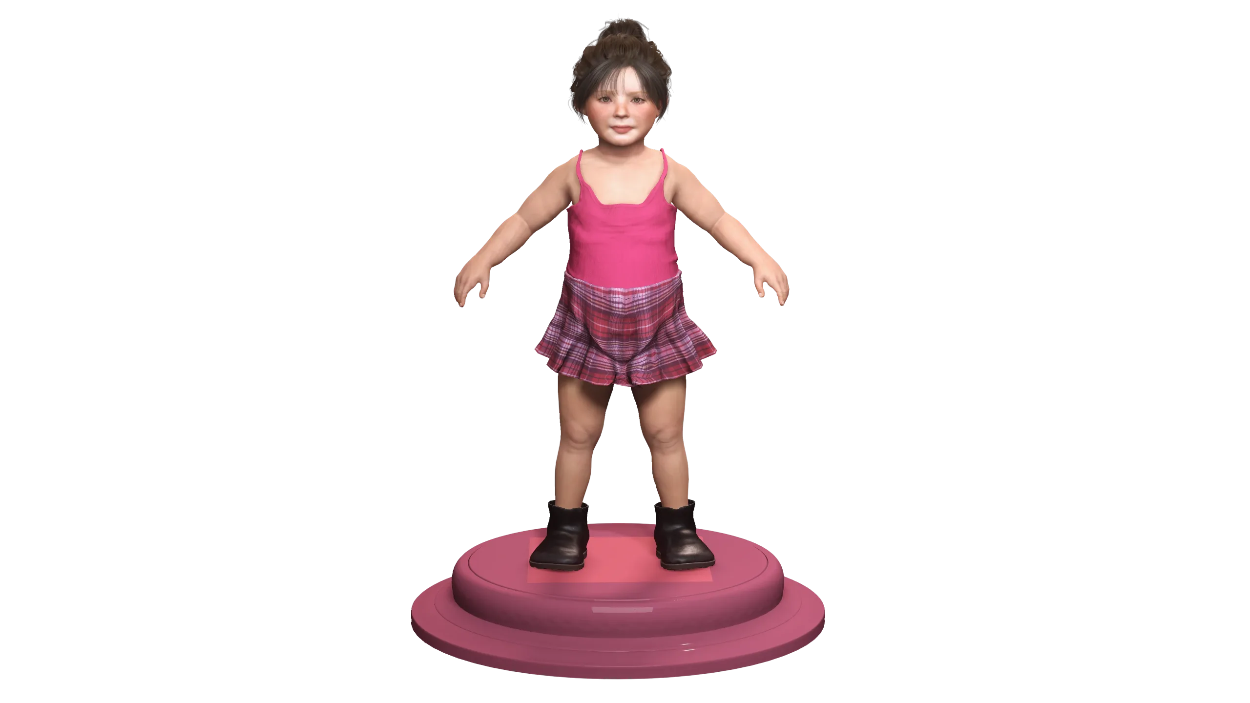 AAA 3D REALISTIC CHARACTER-EUROPEAN TODDLER or LITTLE GIRL 01