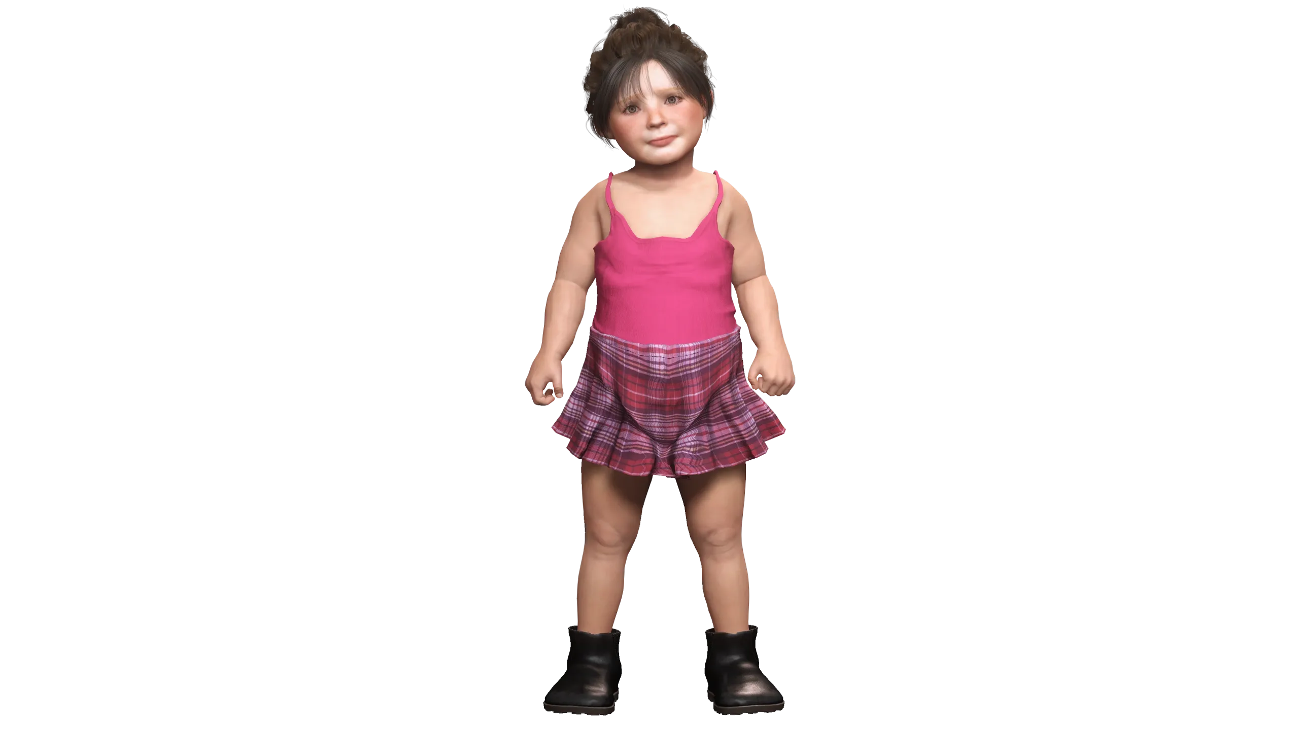 AAA 3D REALISTIC CHARACTER-EUROPEAN TODDLER or LITTLE GIRL 01