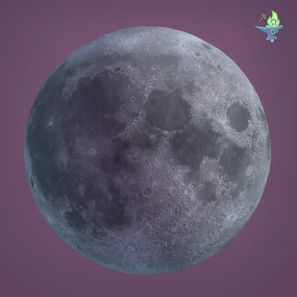 Low Poly Moon