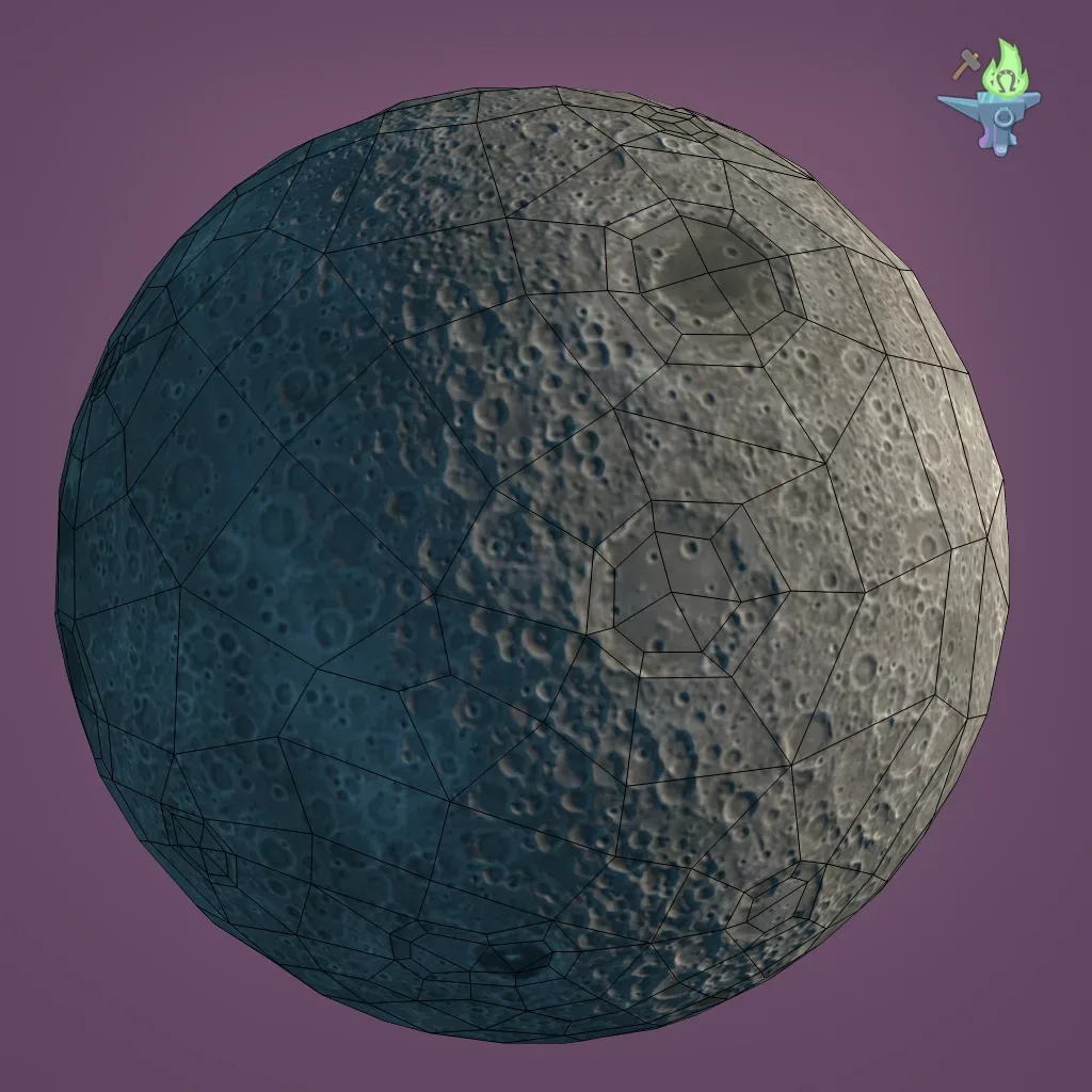 Low Poly Moon