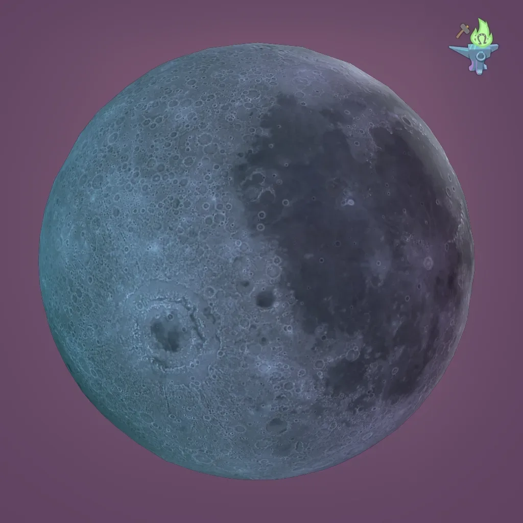 Low Poly Moon