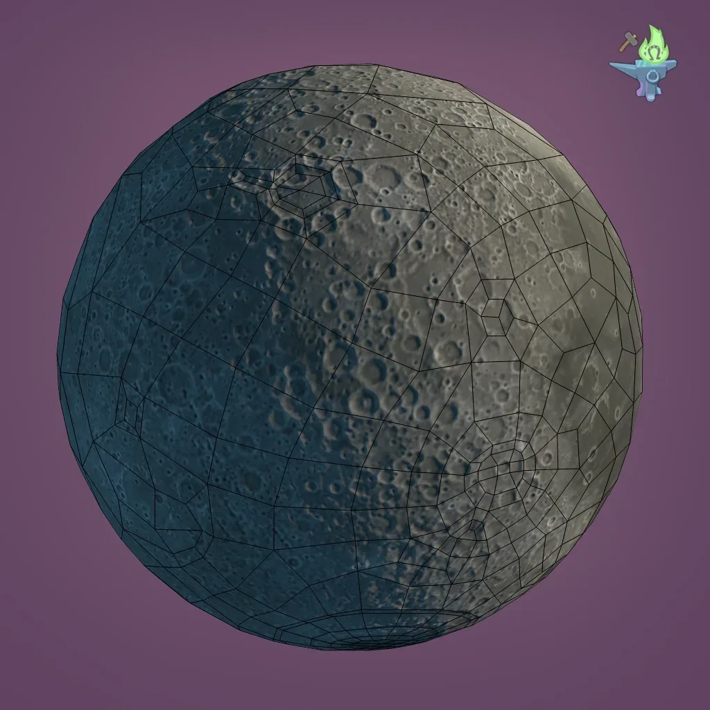 Low Poly Moon