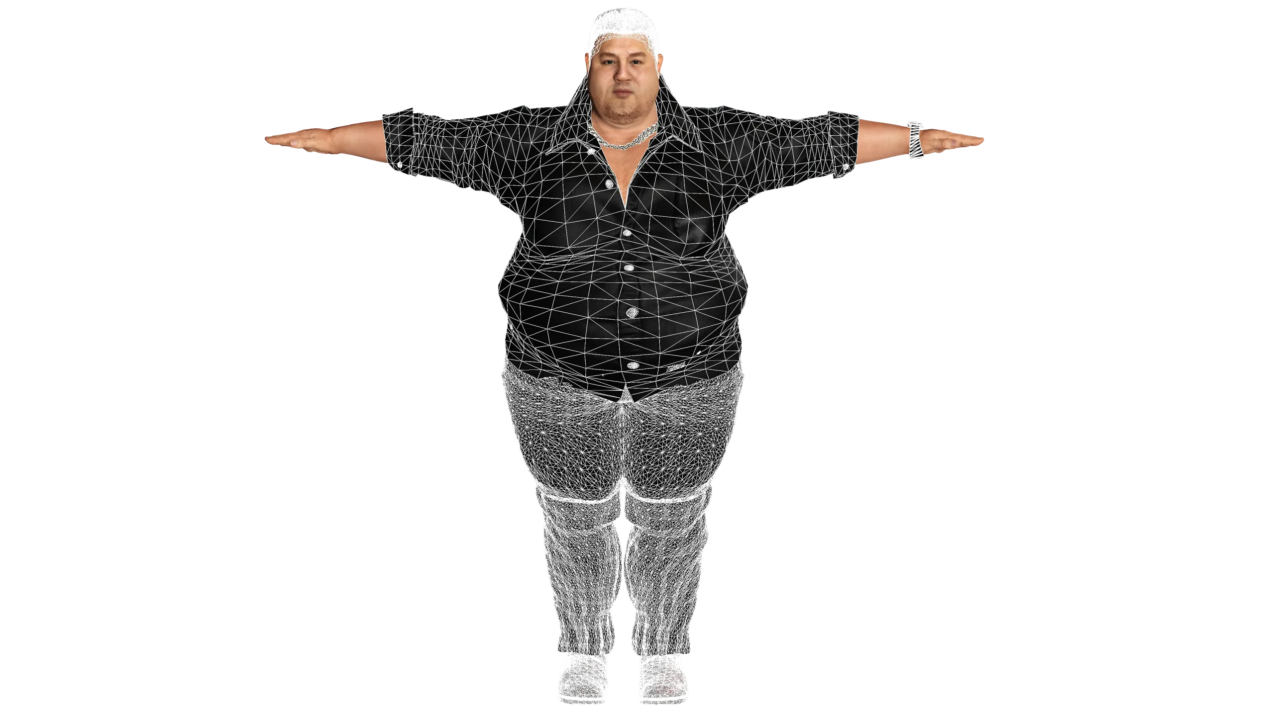 AAA 3D REALISTIC HUMAN MALE CHARACTER - ASIAN FAT BUSINESSMAN