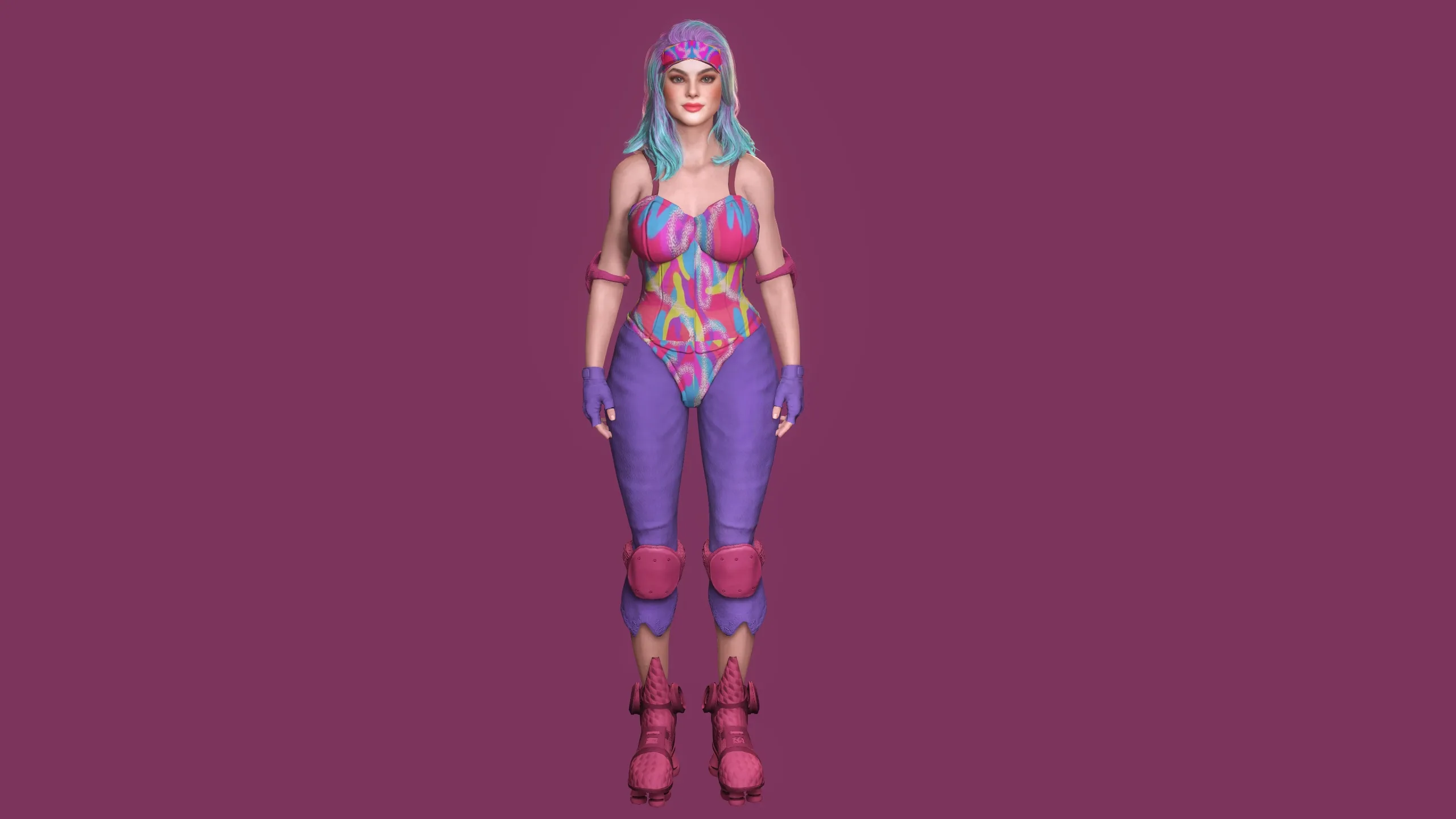 AAA 3D MODEL  BARBIE GIRL-REALISTIC GAME CHARACTER