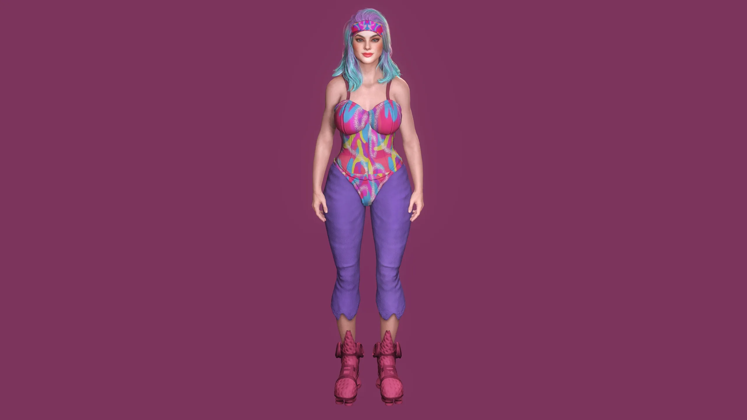 AAA 3D MODEL  BARBIE GIRL-REALISTIC GAME CHARACTER