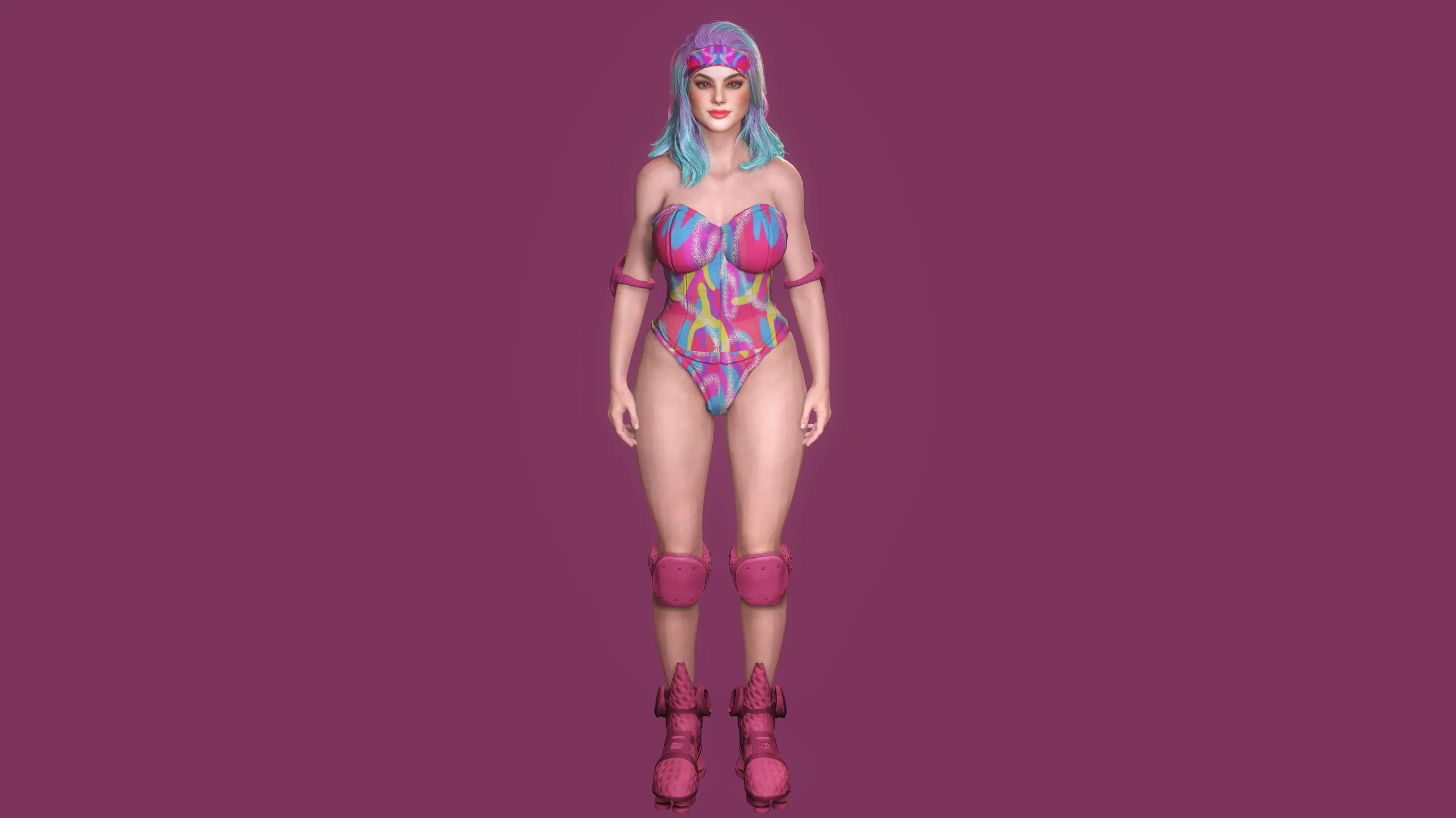 AAA 3D MODEL  BARBIE GIRL-REALISTIC GAME CHARACTER