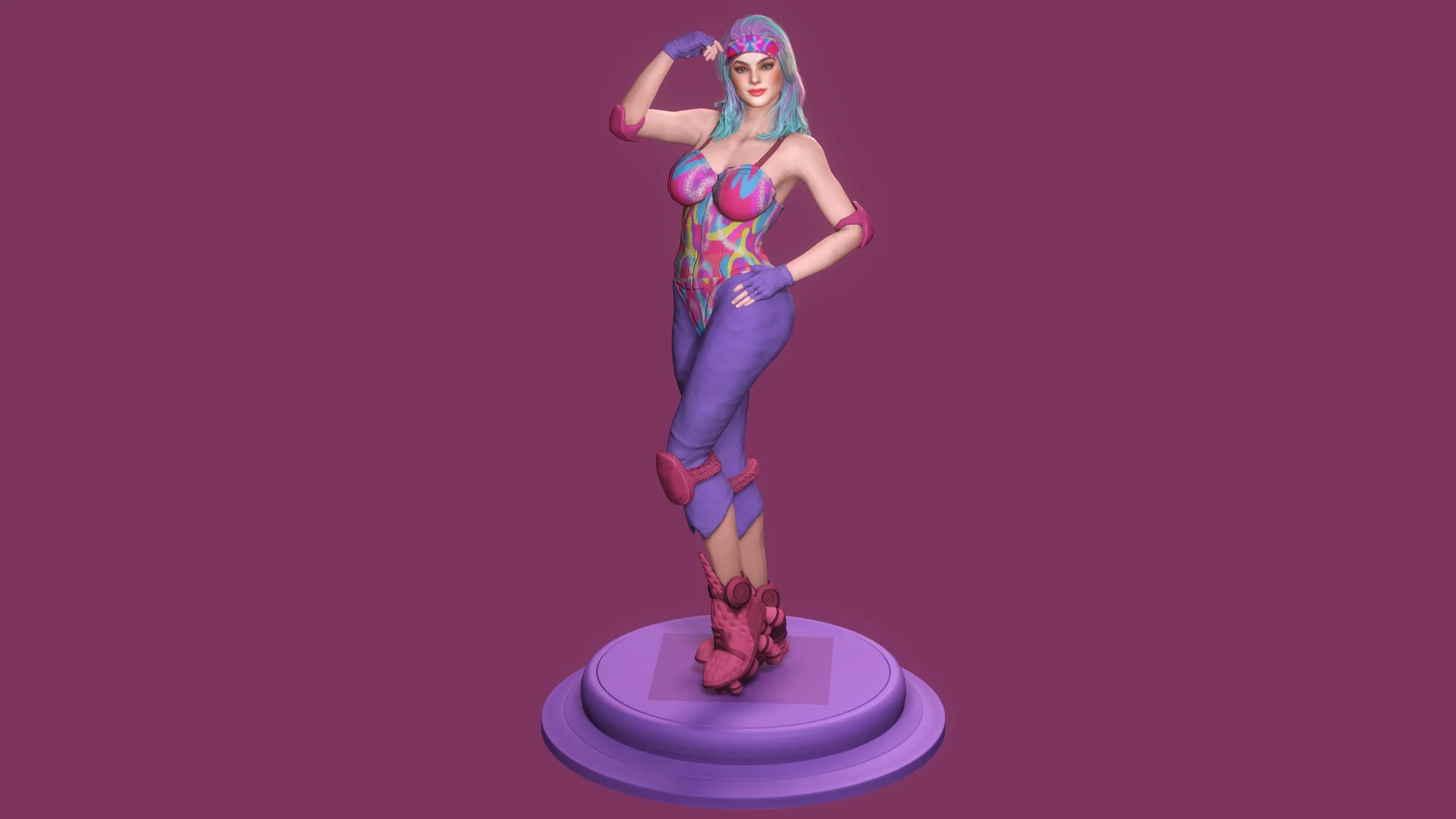 AAA 3D MODEL  BARBIE GIRL-REALISTIC GAME CHARACTER