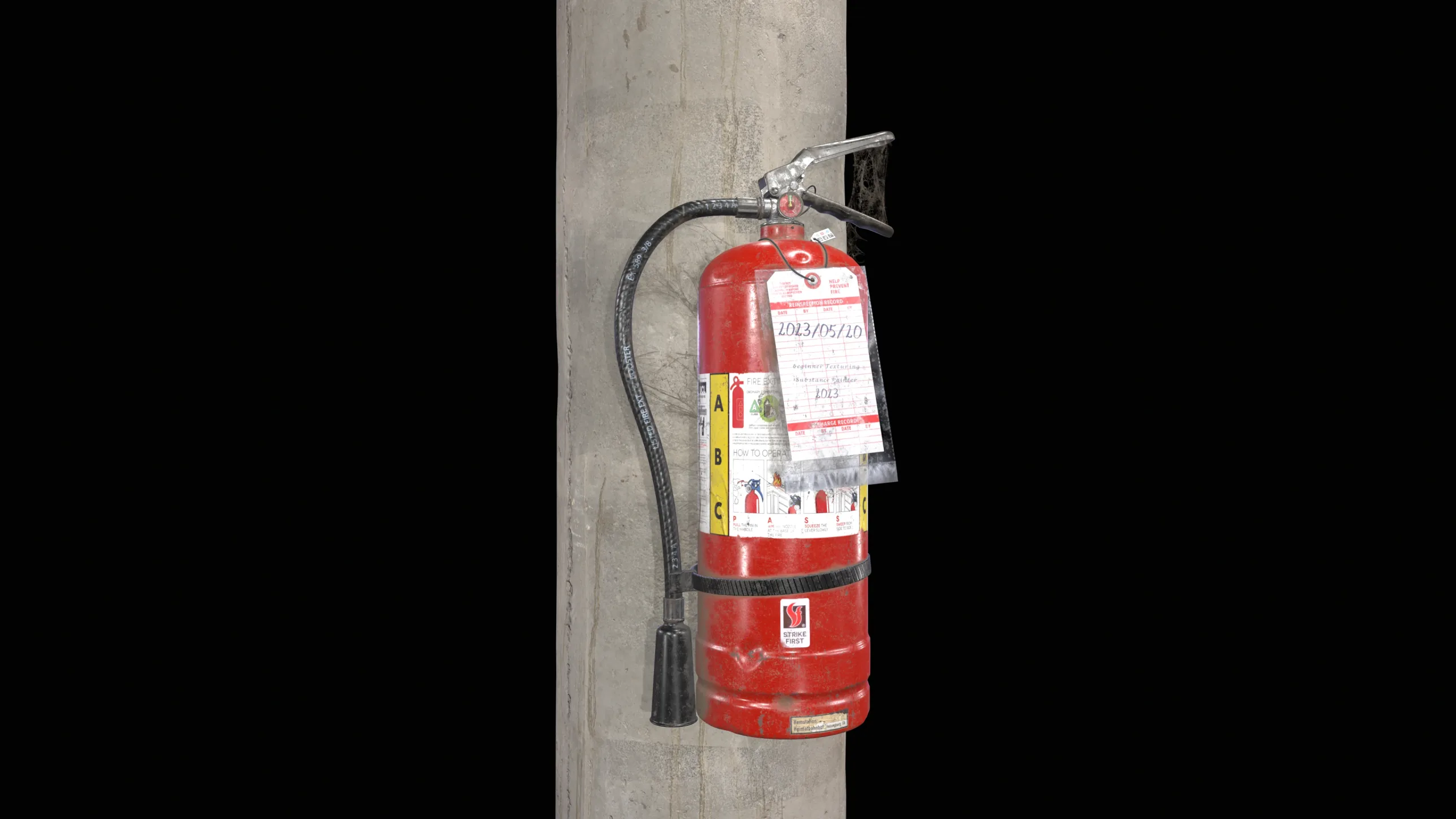 Fire extinguisher(Low Poly)