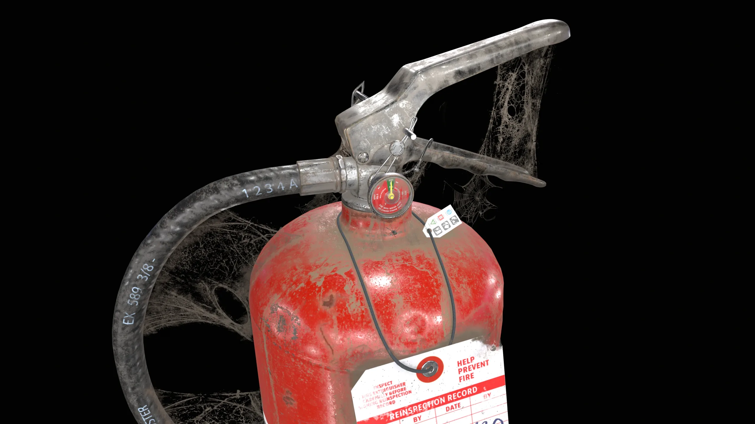 Fire extinguisher(Low Poly)