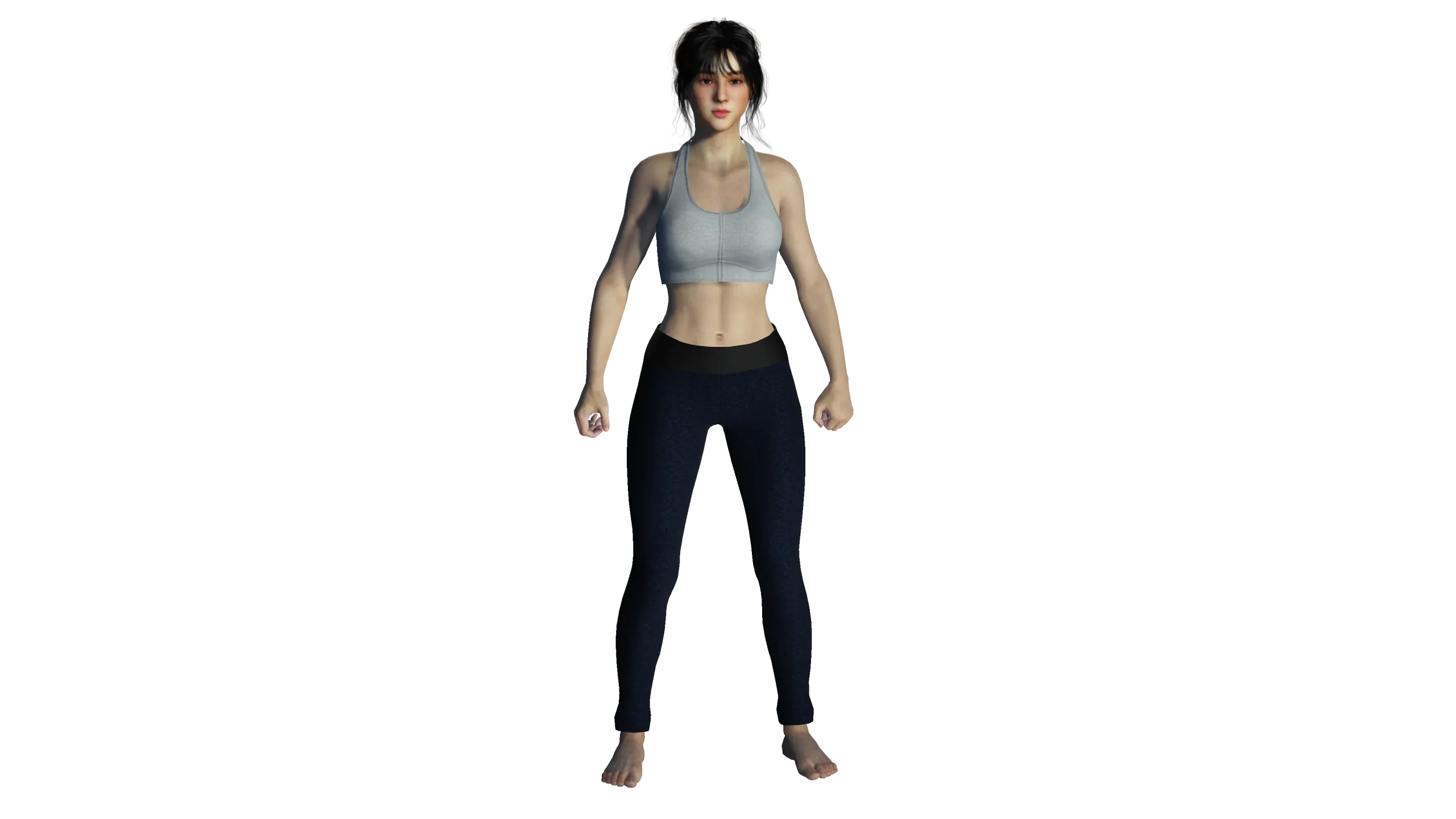 AAA 3D BEAUTIFUL TEENAGE GIRL CASUAL -REALISTIC CHARACTER